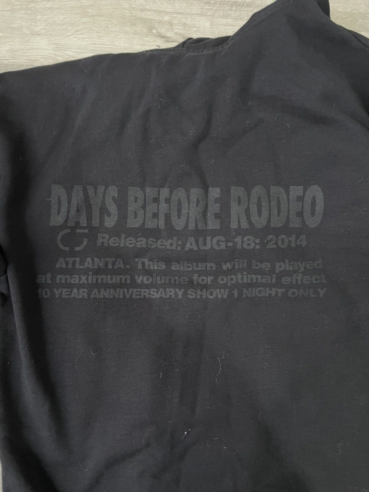 Travis Scott Days Before rodeo Travis Scott black hoodie Size US XL / EU 56 / 4 - 5 Thumbnail