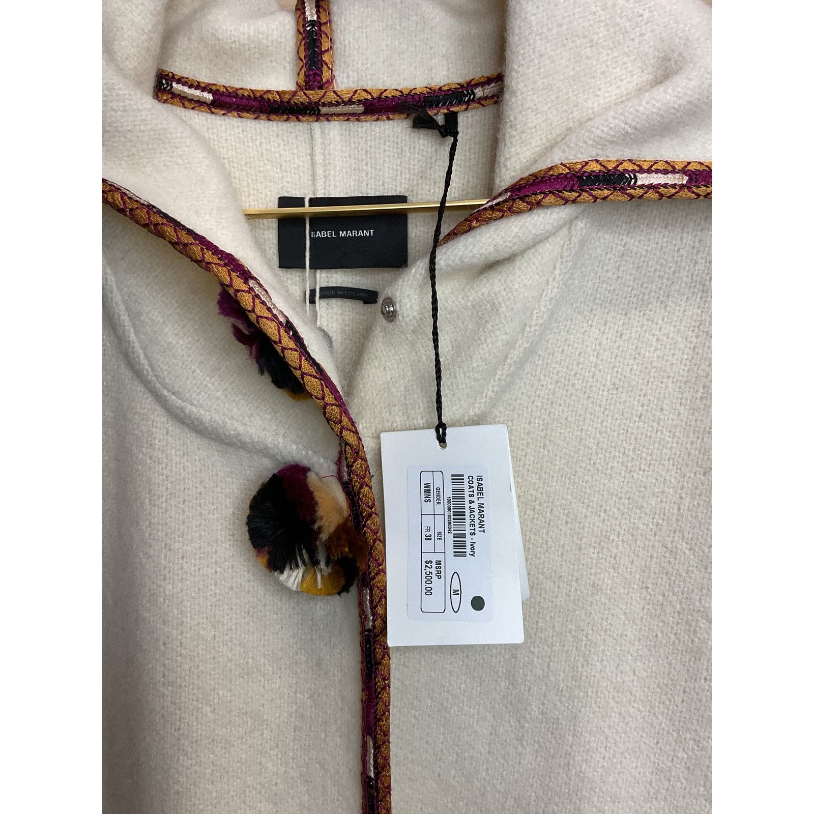 Isabel Marant Isabel Marant NWT Manteau Earley Wool Coat Womens FR 38 M Size L / US 10 / IT 46 - 5 Thumbnail