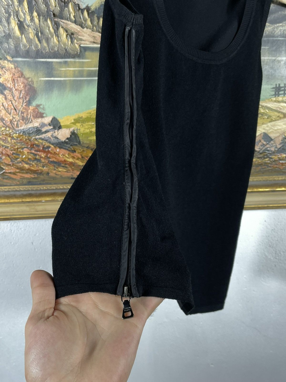 Prada × Vintage Prada Vintage Retro Y2k 00s Nylon Mesh Tank Top Blouse Size M / US 6-8 / IT 42-44 - 5 Thumbnail