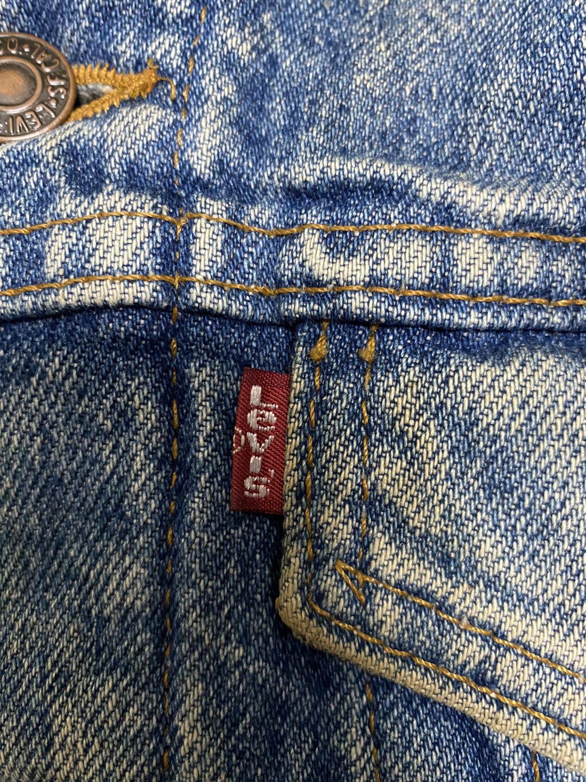 Levi's Vintage Clothing Vintage 80s Levi’s Sherpa Trucker Distressed Jacket Size US M / EU 48-50 / 2 - 11 Thumbnail