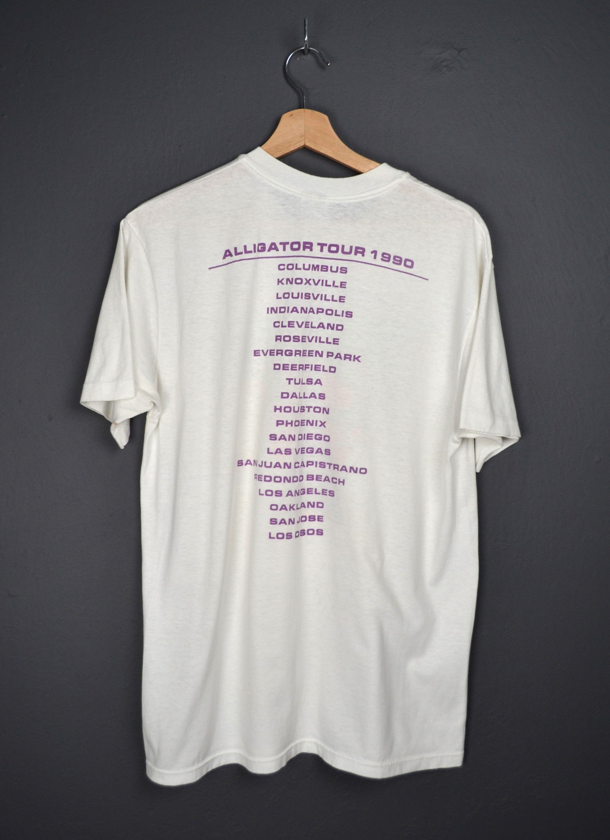 Band Tees Leslie West 90 Alligator Tour Vintage Signed White T-shirt L Size US L / EU 52-54 / 3 - 11 Thumbnail