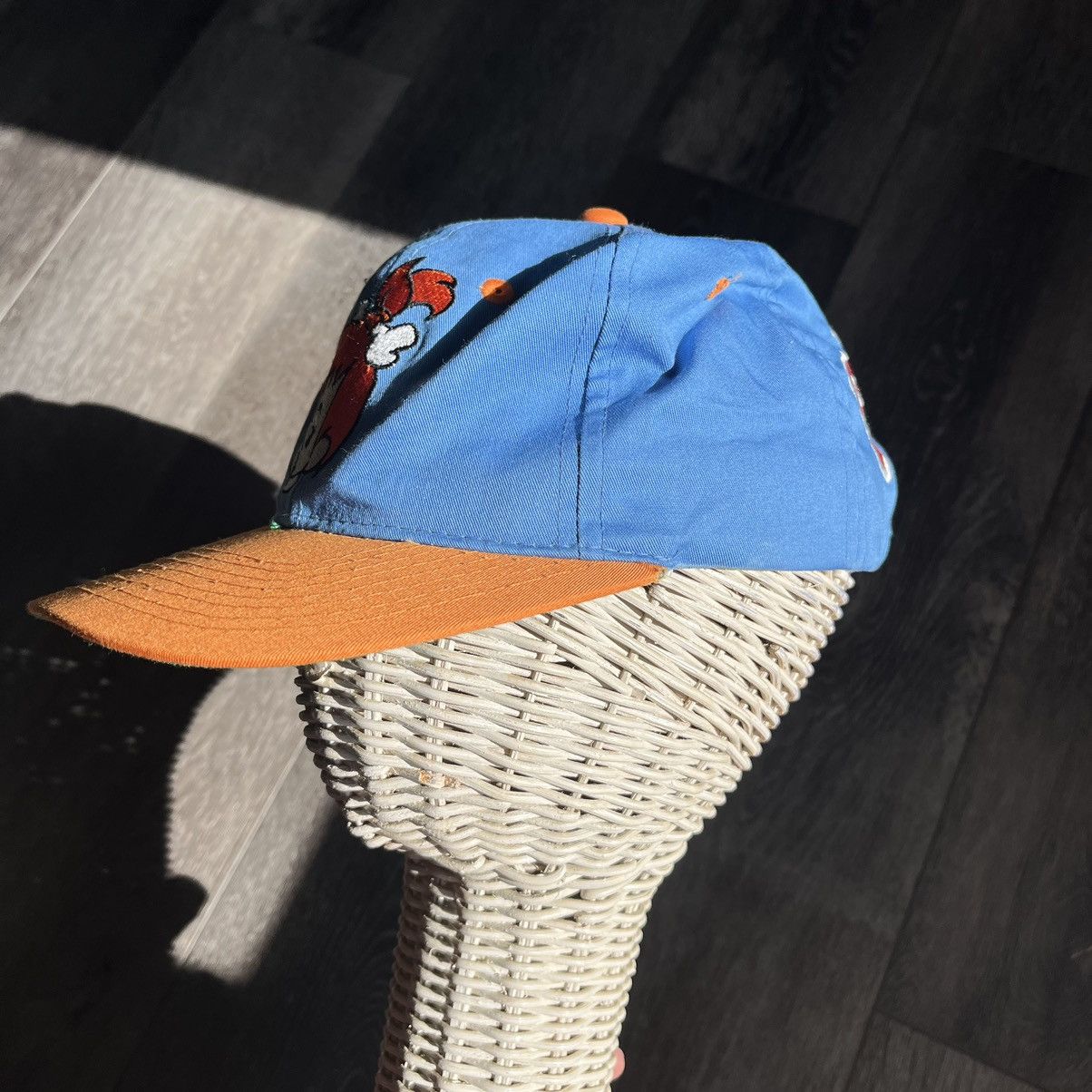 Cartoon Network Vintage 1993 Pebbles Flinstones American Needle SnapBack Hat Size ONE SIZE - 4 Thumbnail