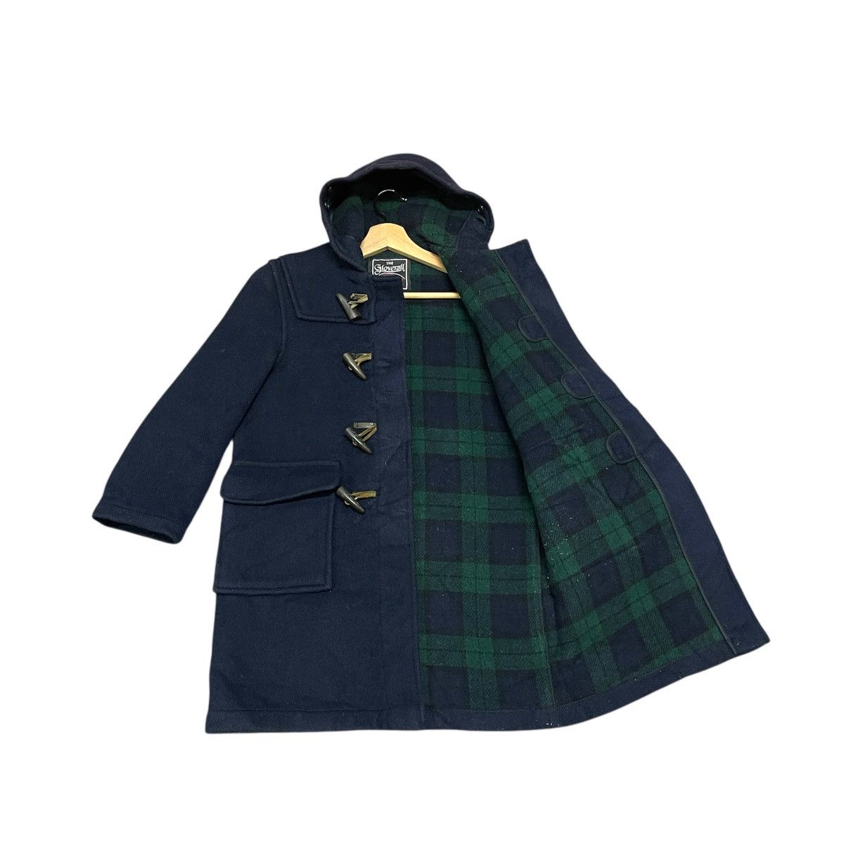 Gloverall Vintage Gloverall Wool Hooded Duffle Coat Jacket Size US S / EU 44-46 / 1 - 1 Thumbnail