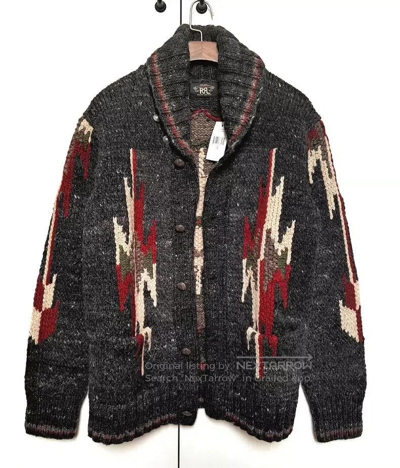 RRL Ralph Lauren RRL Ralph Lauren Hand woven wool silk blended cardigan swe Size US M / EU 48-50 / 2 - 1 Thumbnail