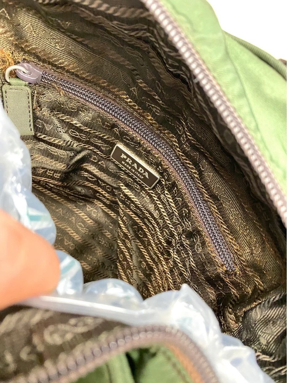 Designer × Prada × Vintage PRADA Vintage Olive Green Backpack Size ONE SIZE - 5 Thumbnail