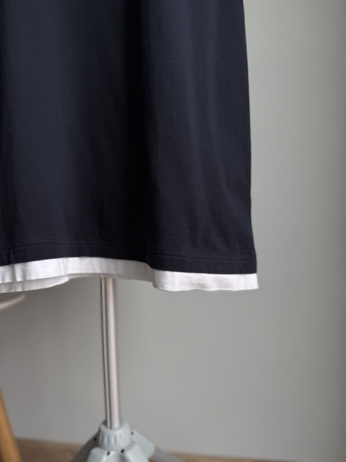 Brioni Brioni Embroidered Logo Cotton T-Shirt Navy Blue Size US L / EU 52-54 / 3 - 10 Thumbnail