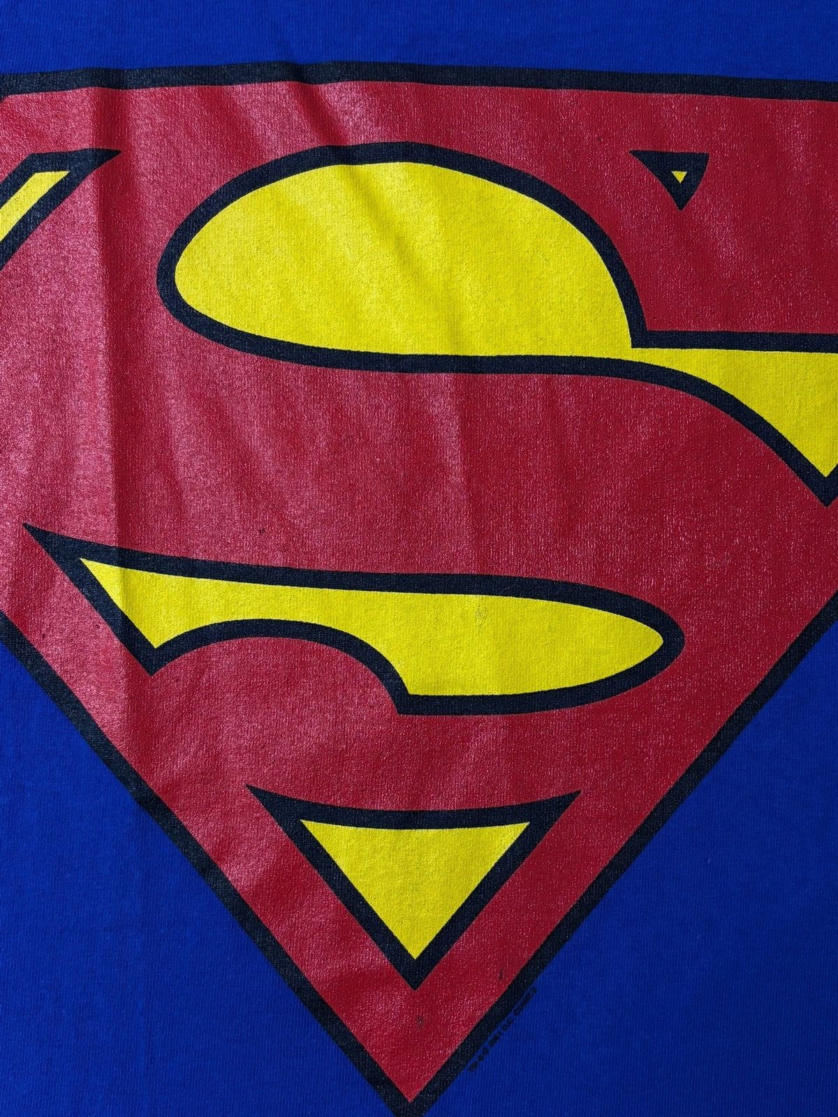 Band Tees DC Superman Vintage Single Stitch Blue T-Shirt Size US S / EU 44-46 / 1 - 4 Thumbnail