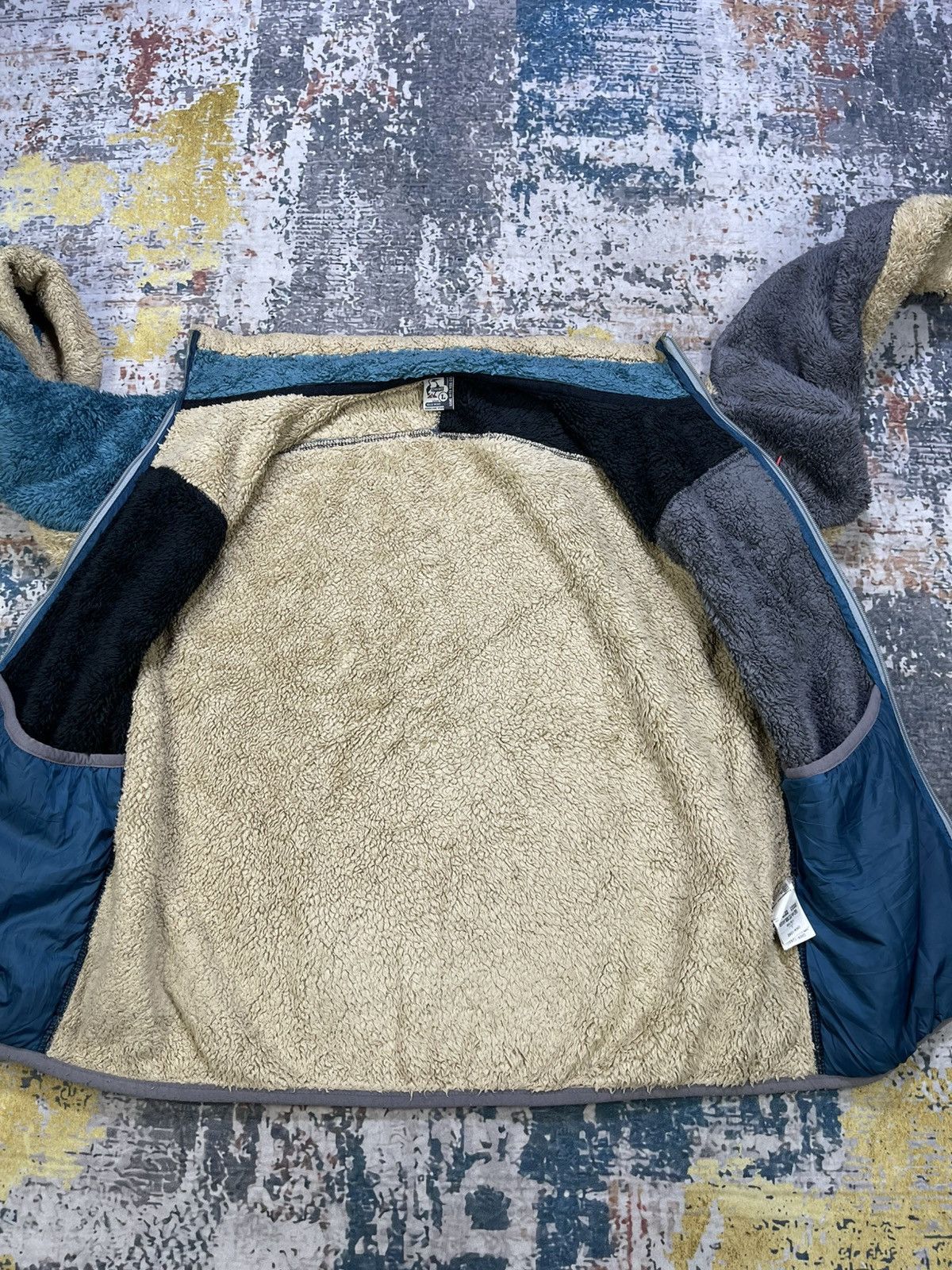 Chums Chums Multi Colour Sherpa Zip Up Jacket Size US L / EU 52-54 / 3 - 9 Thumbnail