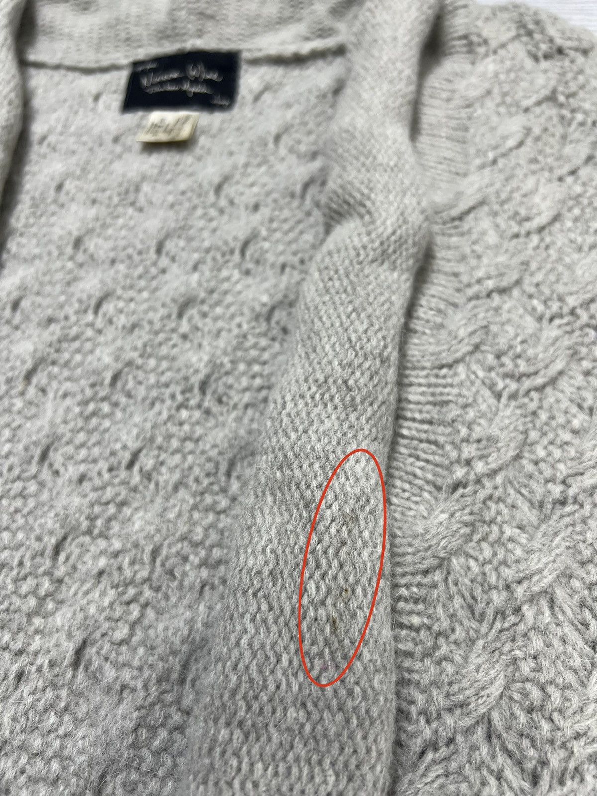Number (N)ine Number (N)ine - FW 08’ Cable Knit Short Sleeve Cardigan Size US M / EU 48-50 / 2 - 12 Thumbnail