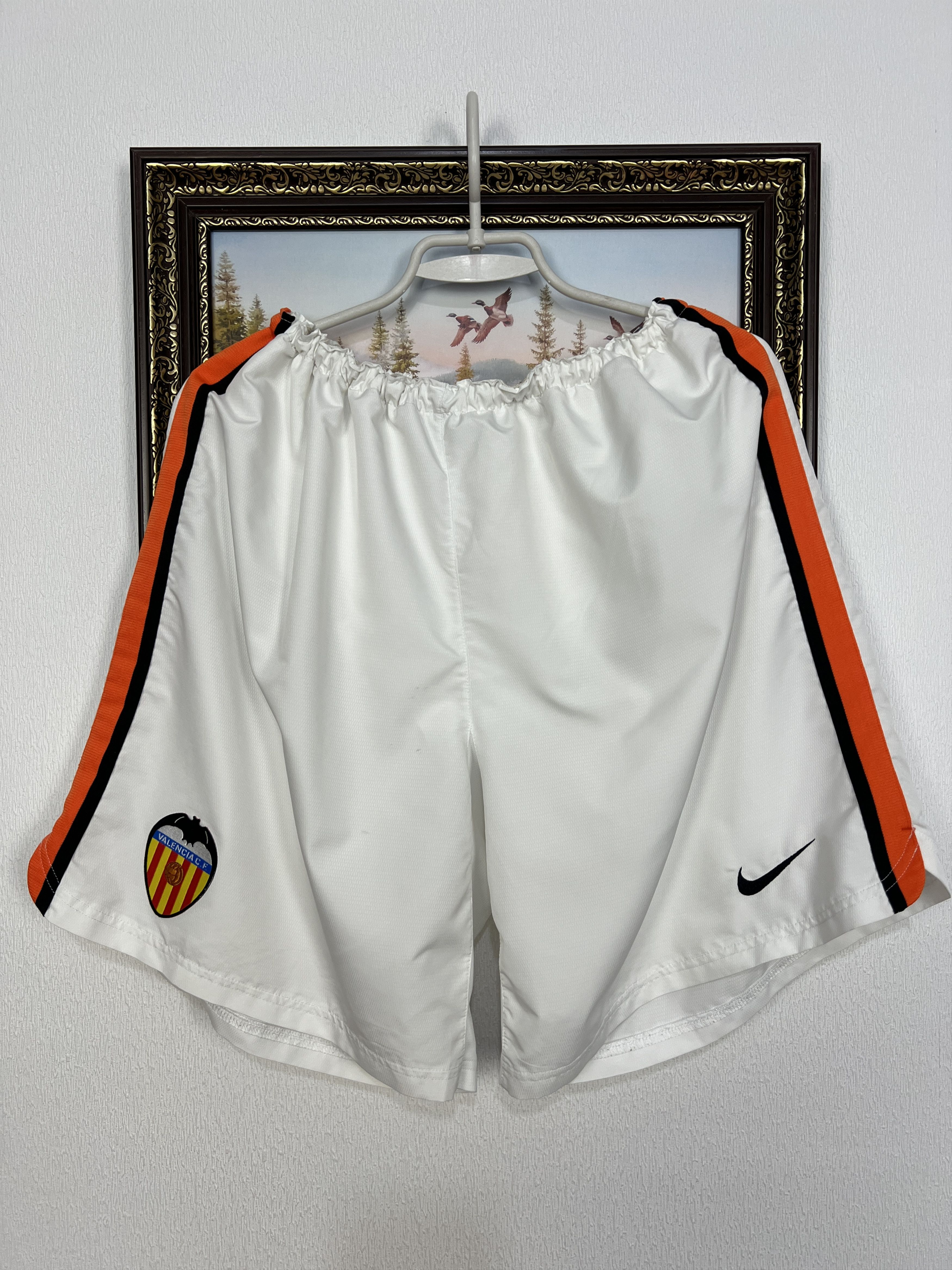 Vintage Nike Valencia Football Shorts Soccer Athletic Rare