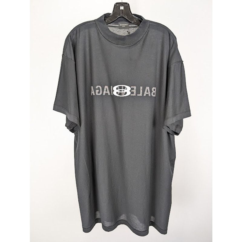 Balenciaga o1rshd1 Inside Out T-Shirt in Black/White Size US M / EU 48-50 / 2 - 1 Thumbnail
