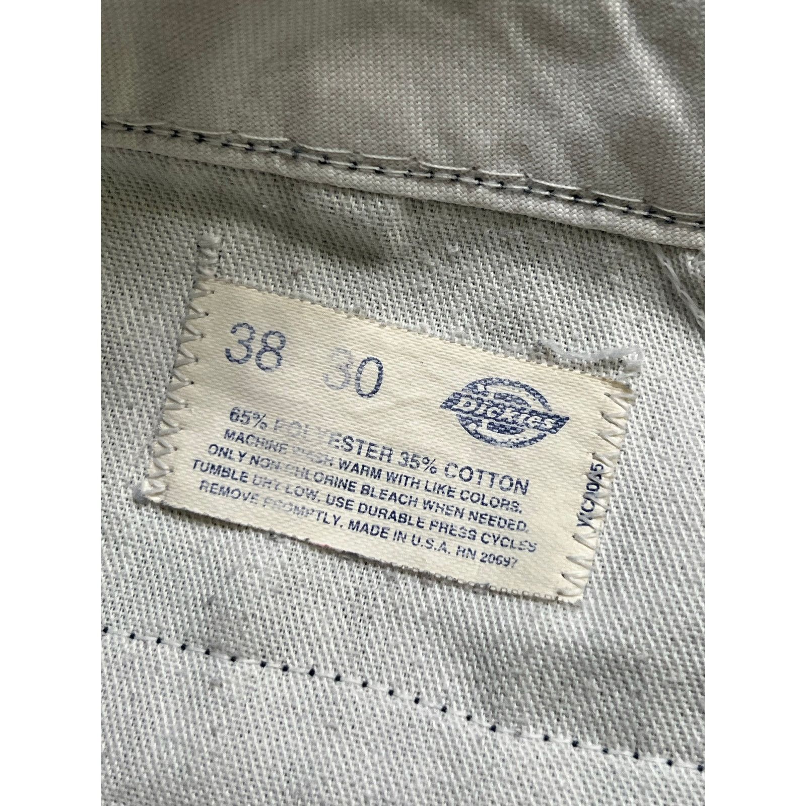 Dickies Vintage 80s Dickies Twill Blue Work Pants USA 38 36x29.5 Size US 38 / EU 54 - 5 Thumbnail