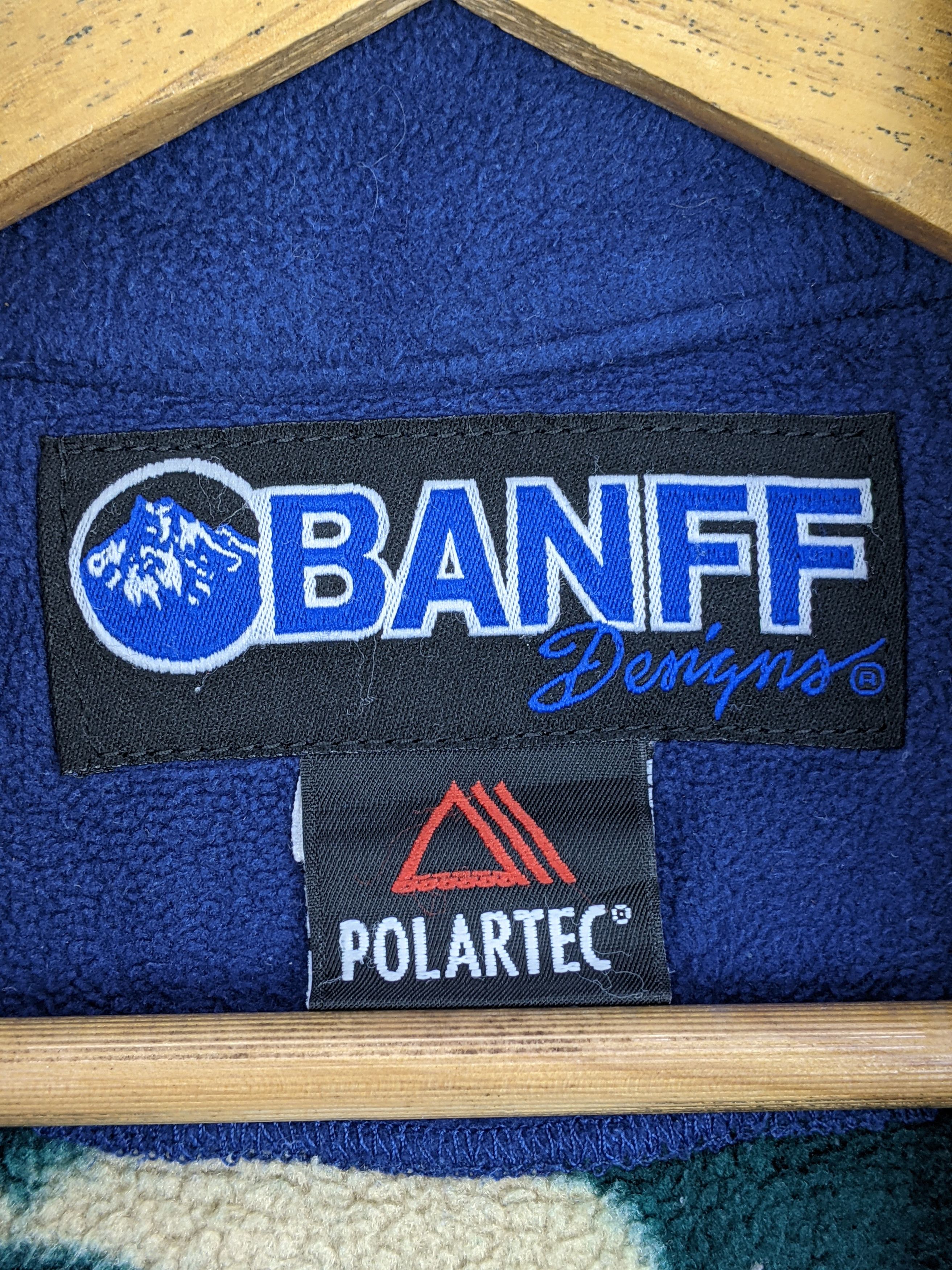 Japanese Brand Vintage Banff Fauna Design Fleece Jacket MJ0114Z Size US XL / EU 56 / 4 - 6 Thumbnail