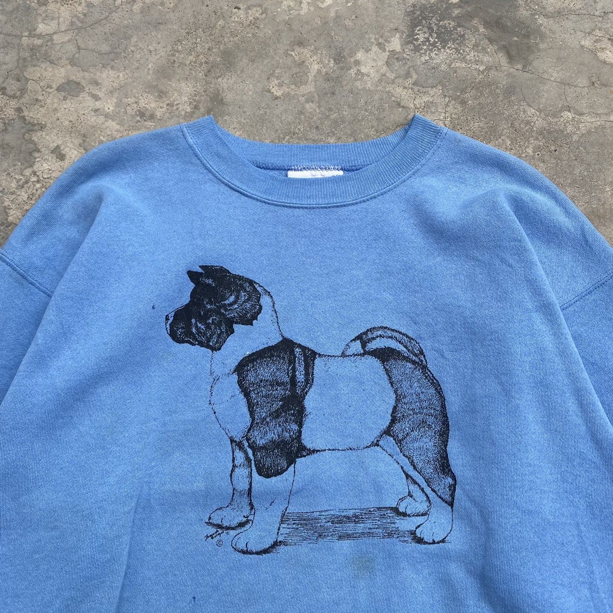 Vintage 90s Dog sweatshirt SC008 Size US L / EU 52-54 / 3 - 2 Thumbnail