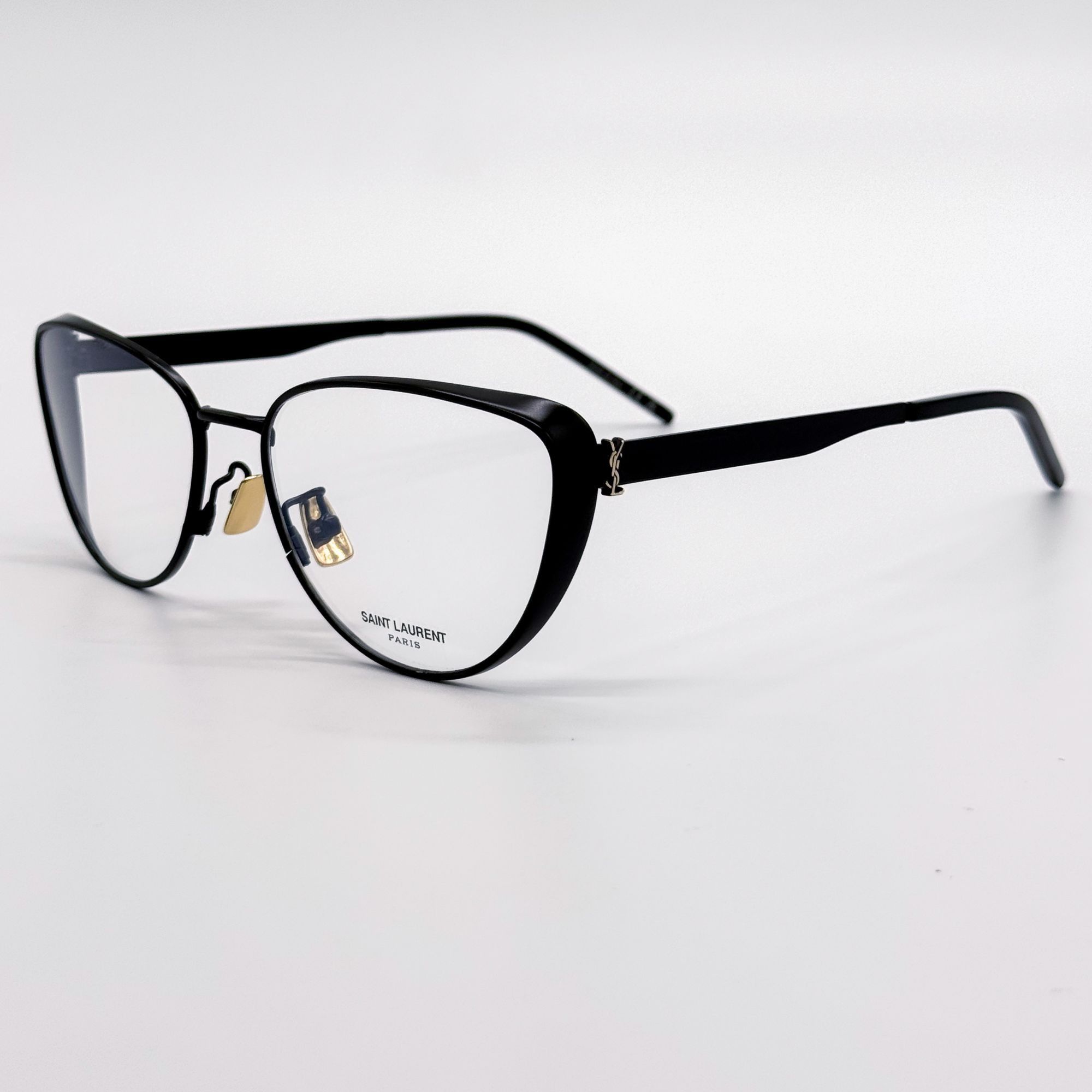 Saint Laurent Paris NEW SAINT LAURENT EYEGLASSES SLM92 003 WOMEN CAT EYE BLACK E Size ONE SIZE - 7 Thumbnail