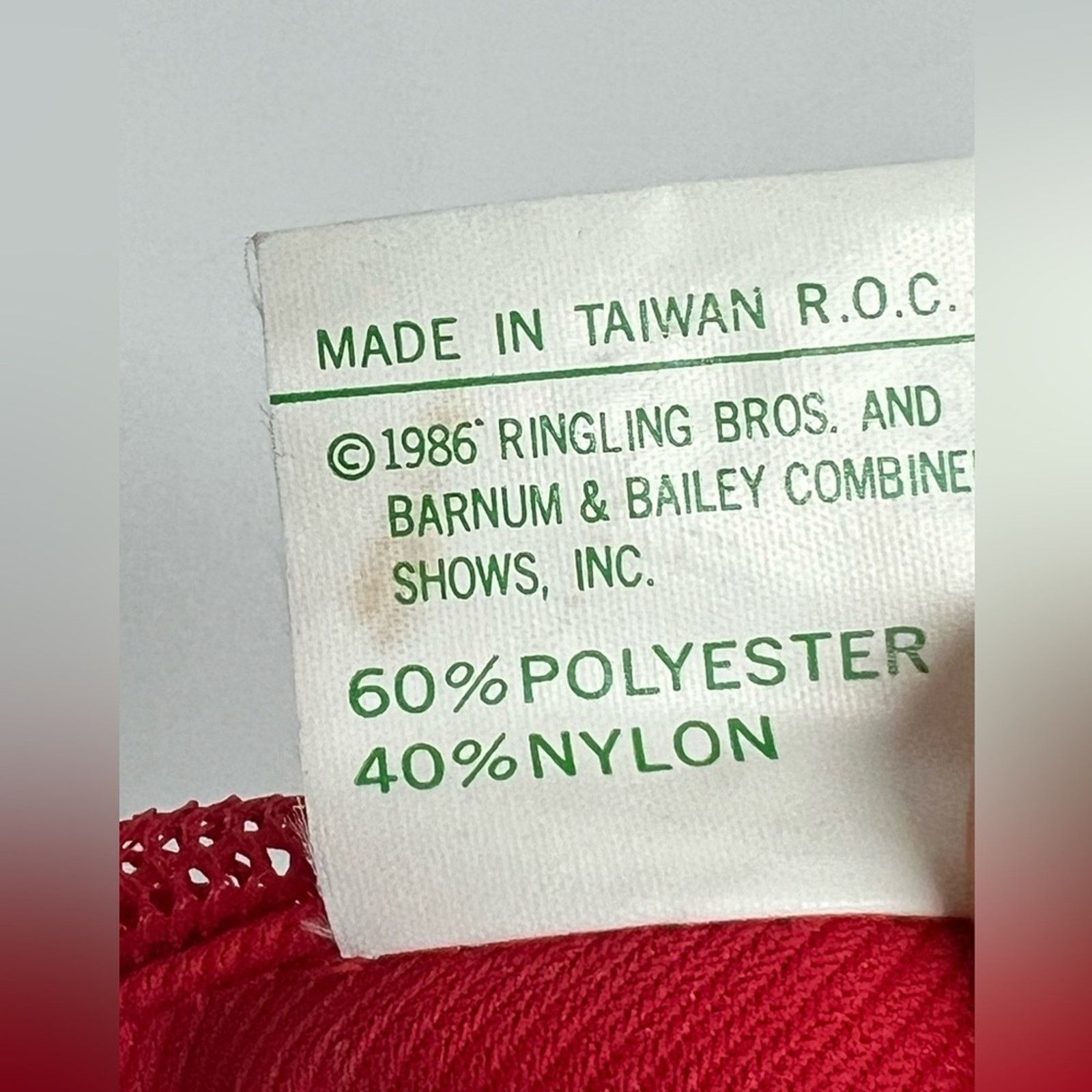 Vintage Ringling Bros Barnum & Bailey Circus Vintage 80s Trucker Hat Size ONE SIZE - 9 Thumbnail