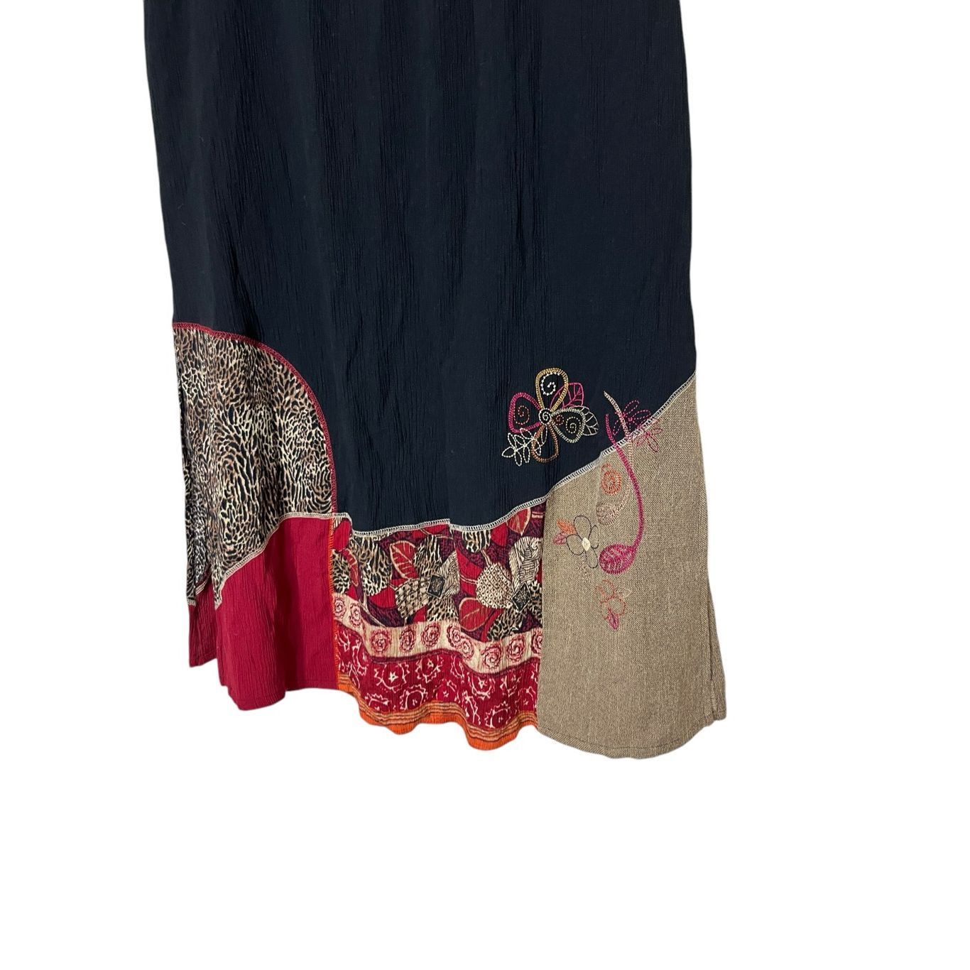 Other Vintage Koret Elastic Waist Boho Floral Maxi Skirt Women’s S Size 38" / US 16 / IT 52 - 3 Thumbnail