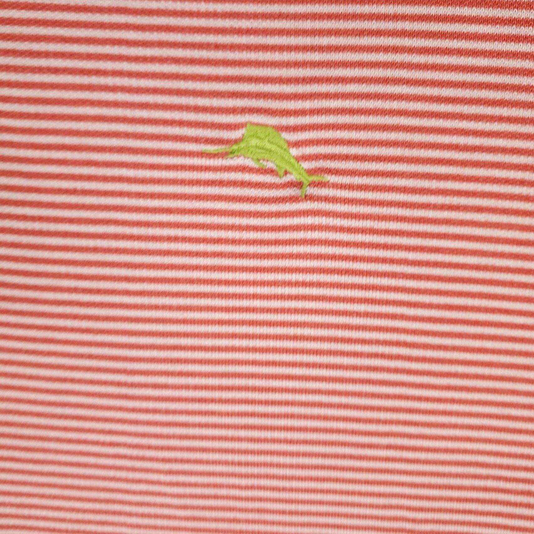 Tommy Bahama Tommy Bahama Polo Shirt Mens L Coral Striped Casual Short Sleeve Polo Shirt Mens L Coral Striped Casual Short Sleeve Size US L / EU 52-54 / 3 - 3 Thumbnail