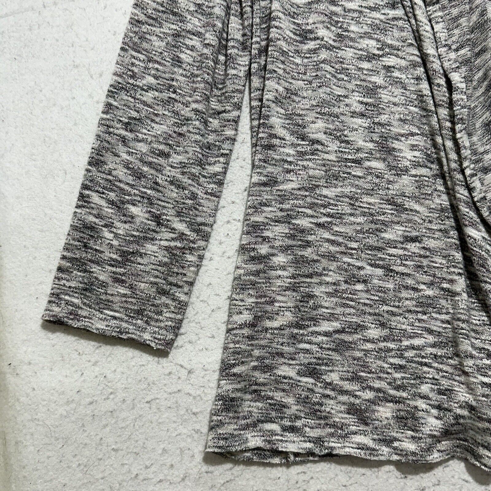 Other Knox Rose Large Waterfall Cardigan Duster Sweater Gray Size L / US 10 / IT 46 - 7 Thumbnail