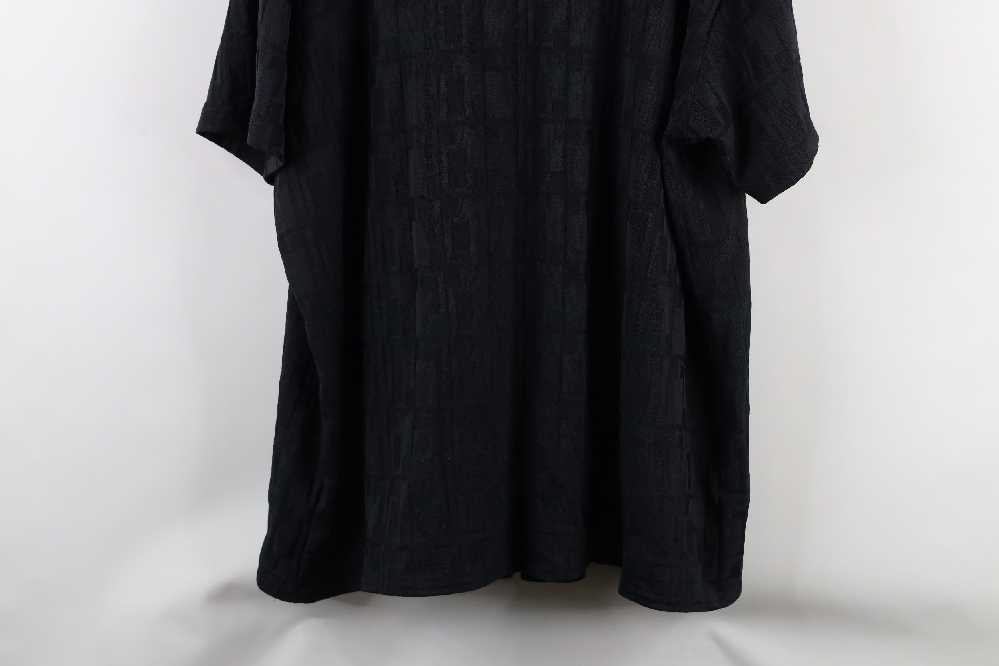 Vintage Vintage 90s Streetwear Knit Short Sleeve Button Shirt USA Size US XXL / EU 58 / 5 - 10 Thumbnail