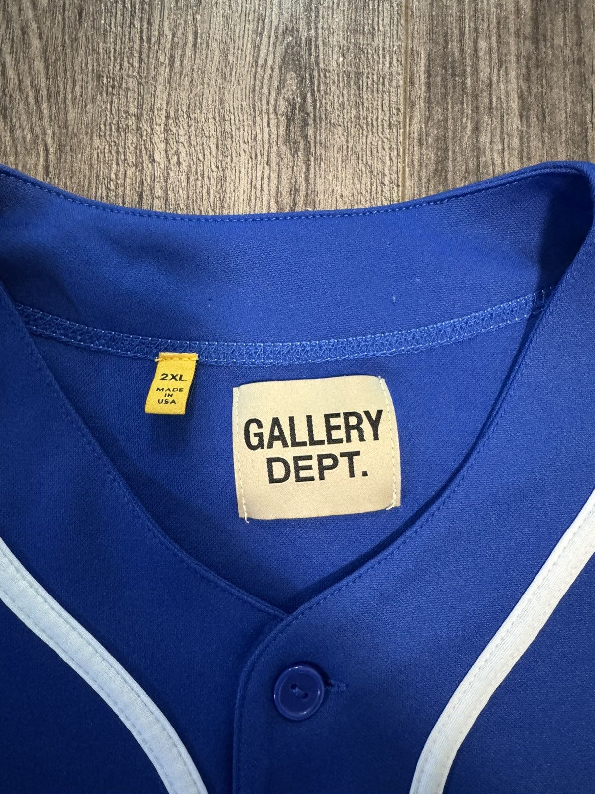 Gallery Dept. Gallery Dept BASEBALL JERSEY Size US XXL / EU 58 / 5 - 4 Thumbnail