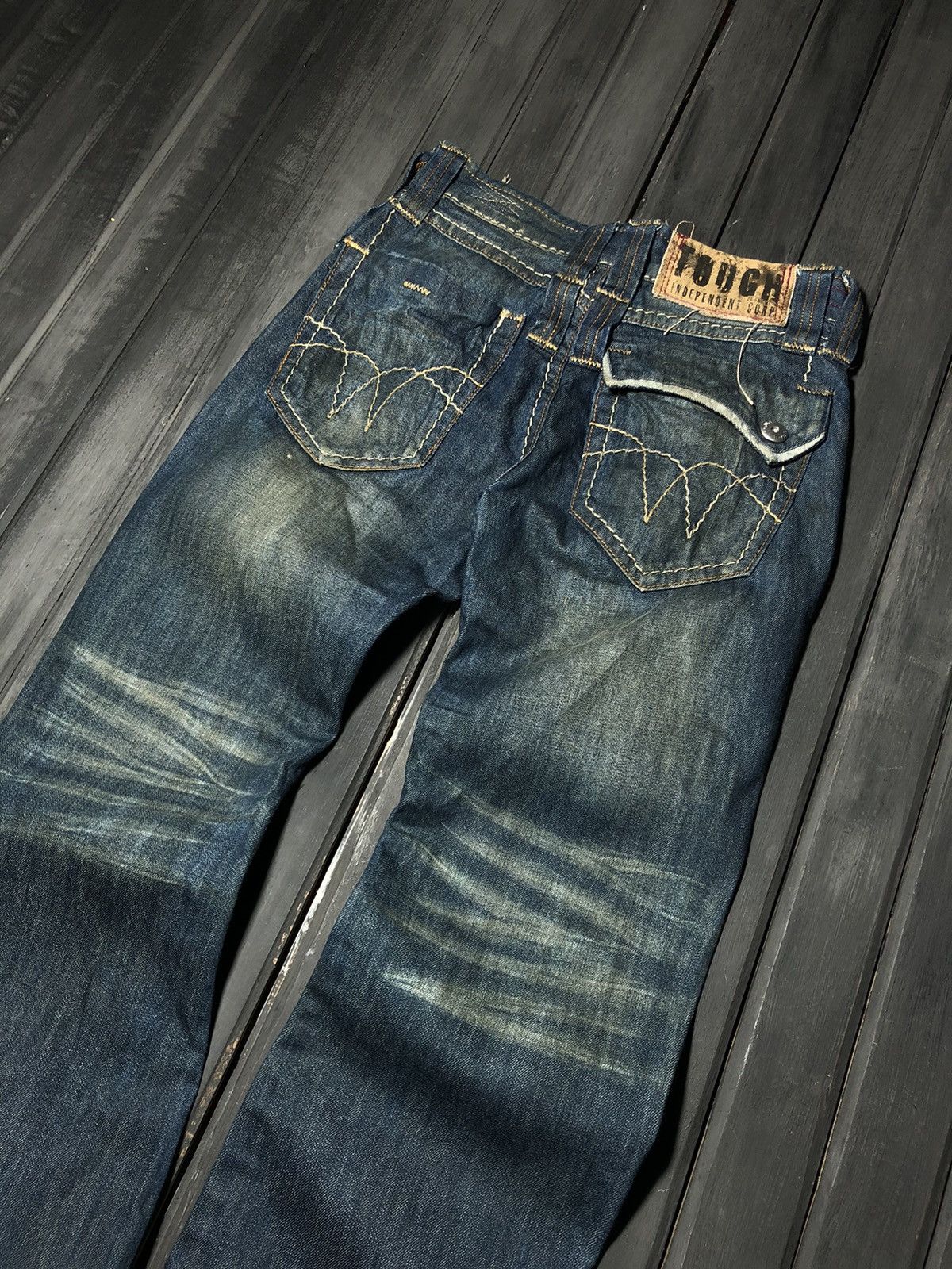 Hysteric Glamour VTG Baggy Rap SK8 JNCO Balenci Style Washed Jeans Y2K Size US 29 - 3 Thumbnail