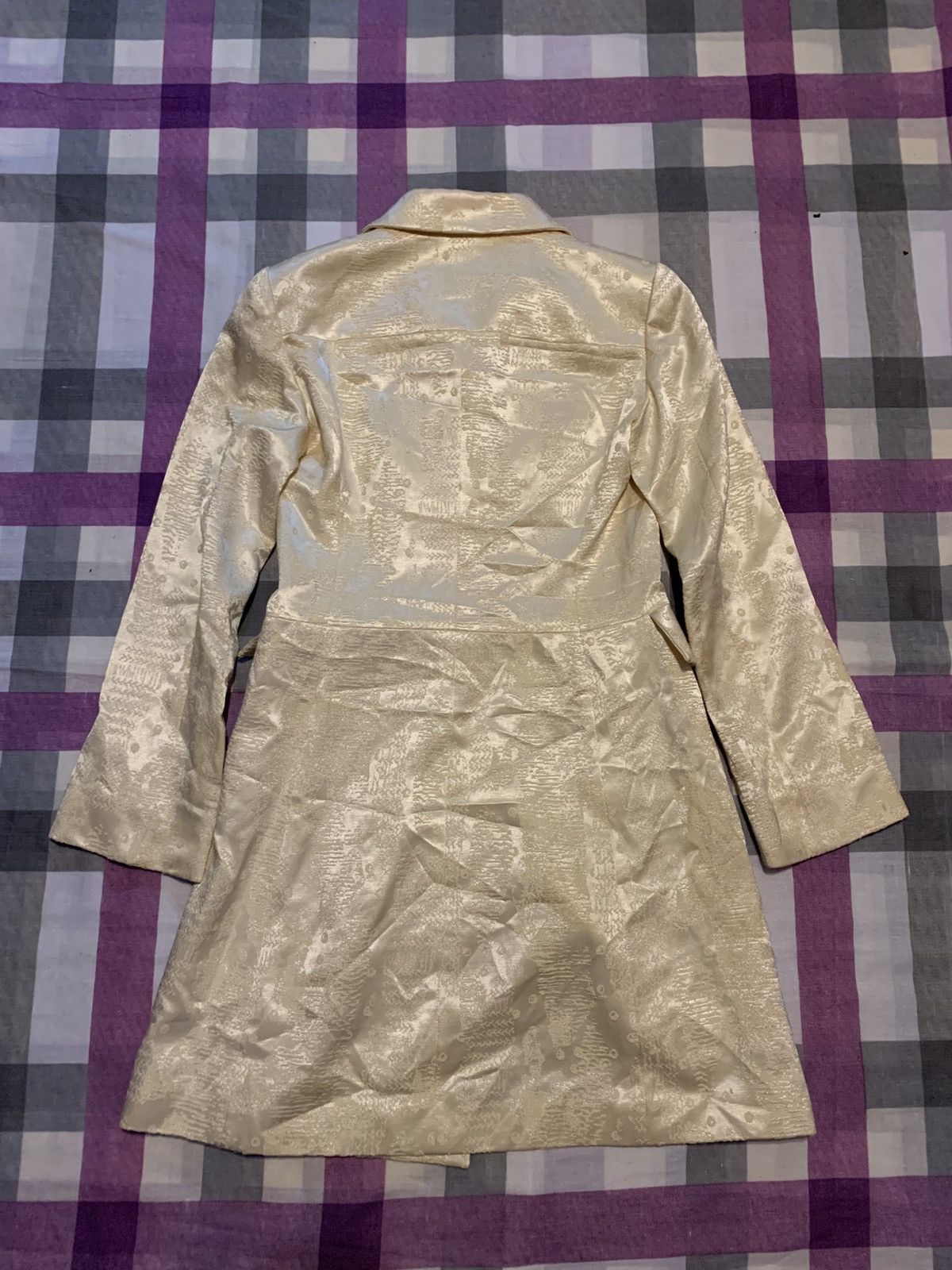 Christian Lacroix Christian Lacroix Bazar Champagne Jacquard Coat Vintage 90s Size S / US 4 / IT 40 - 14 Thumbnail