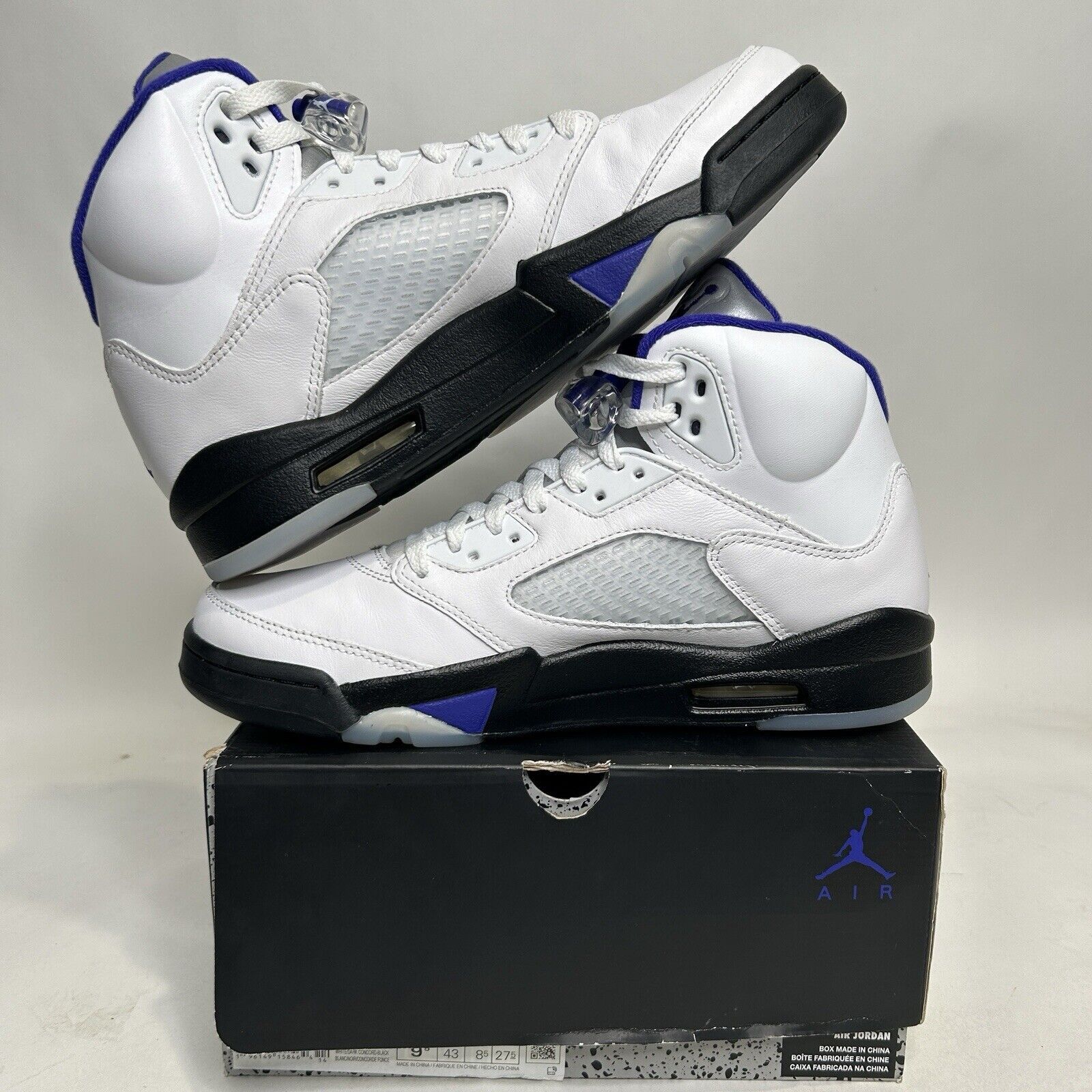Nike Nike Air Jordan 5 Retro “Dark Concord” 2024 Size US 9.5 / EU 42-43 - 3 Thumbnail