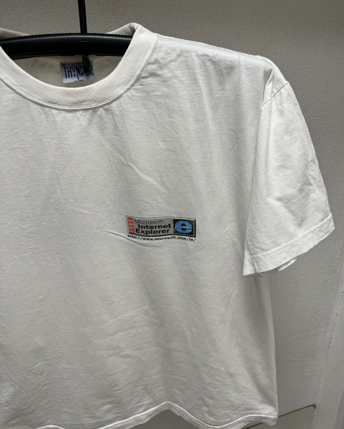 Microsoft Microsoft internet explorer vintage 1990th t-shirt Xl thunde Size US XL / EU 56 / 4 - 4 Thumbnail