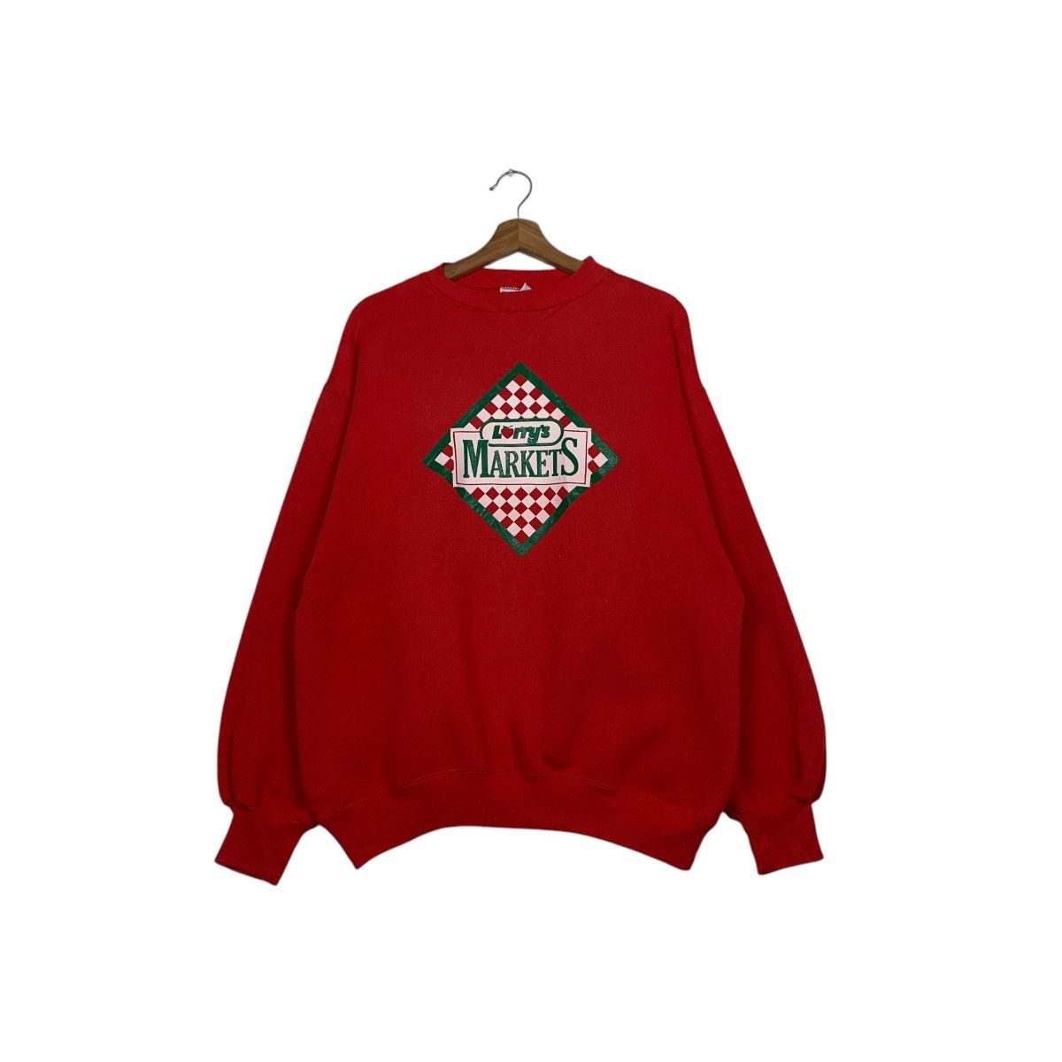 Hanes HANES Classic Sweatshirt Lorry’s Markets Big Logo #2195-C97 Size US L / EU 52-54 / 3 - 1 Thumbnail