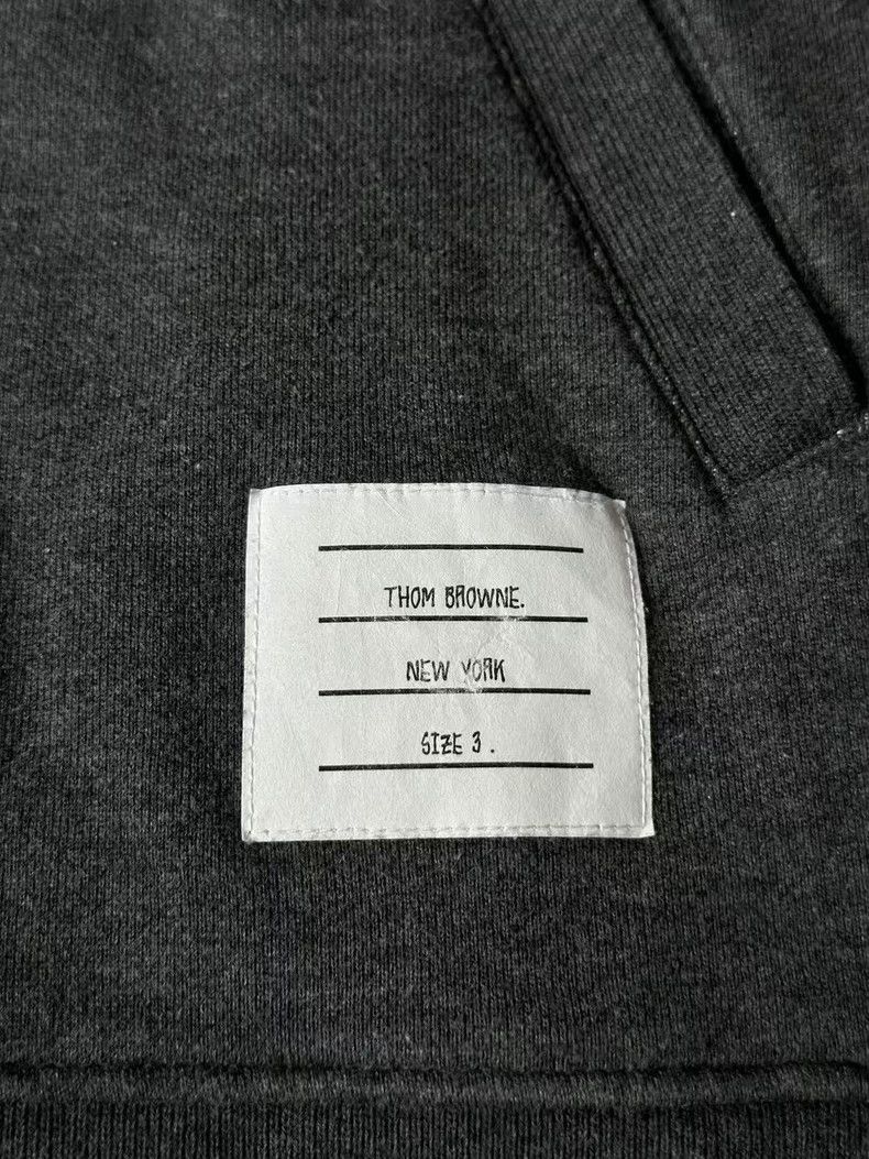 Thom Browne Thom Browne Dark grey knit coat Size US L / EU 52-54 / 3 - 2 Thumbnail