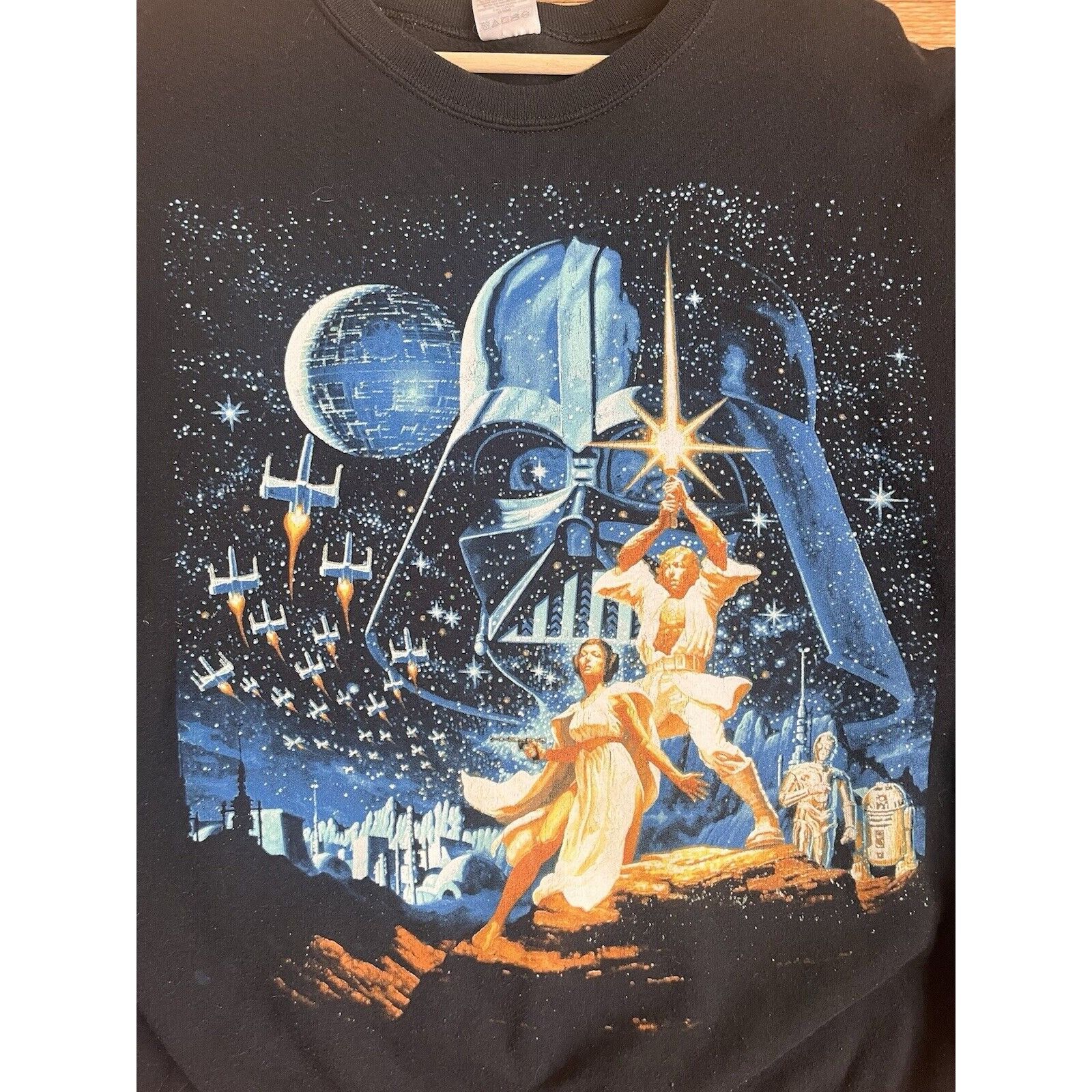 Star Wars VINTAGE STAR WARS DARTH VADER EPISODE 1 JERZEES CREWNECK 90S Size US M / EU 48-50 / 2 - 3 Thumbnail