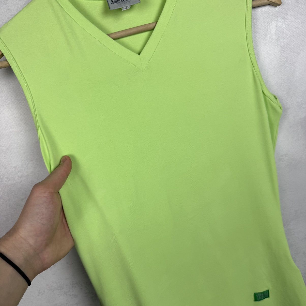 Versace × Versace Jeans Couture Versace Jeans Couture Women’s Nylon Acid Green Tank Top Size L / US 10 / IT 46 - 13 Thumbnail