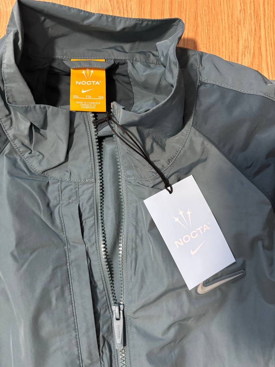 NOCTA × Nike Nike x Nocta Northstar Nylon Track Jacket Mineral Slate Size US XXL / EU 58 / 5 - 2 Thumbnail