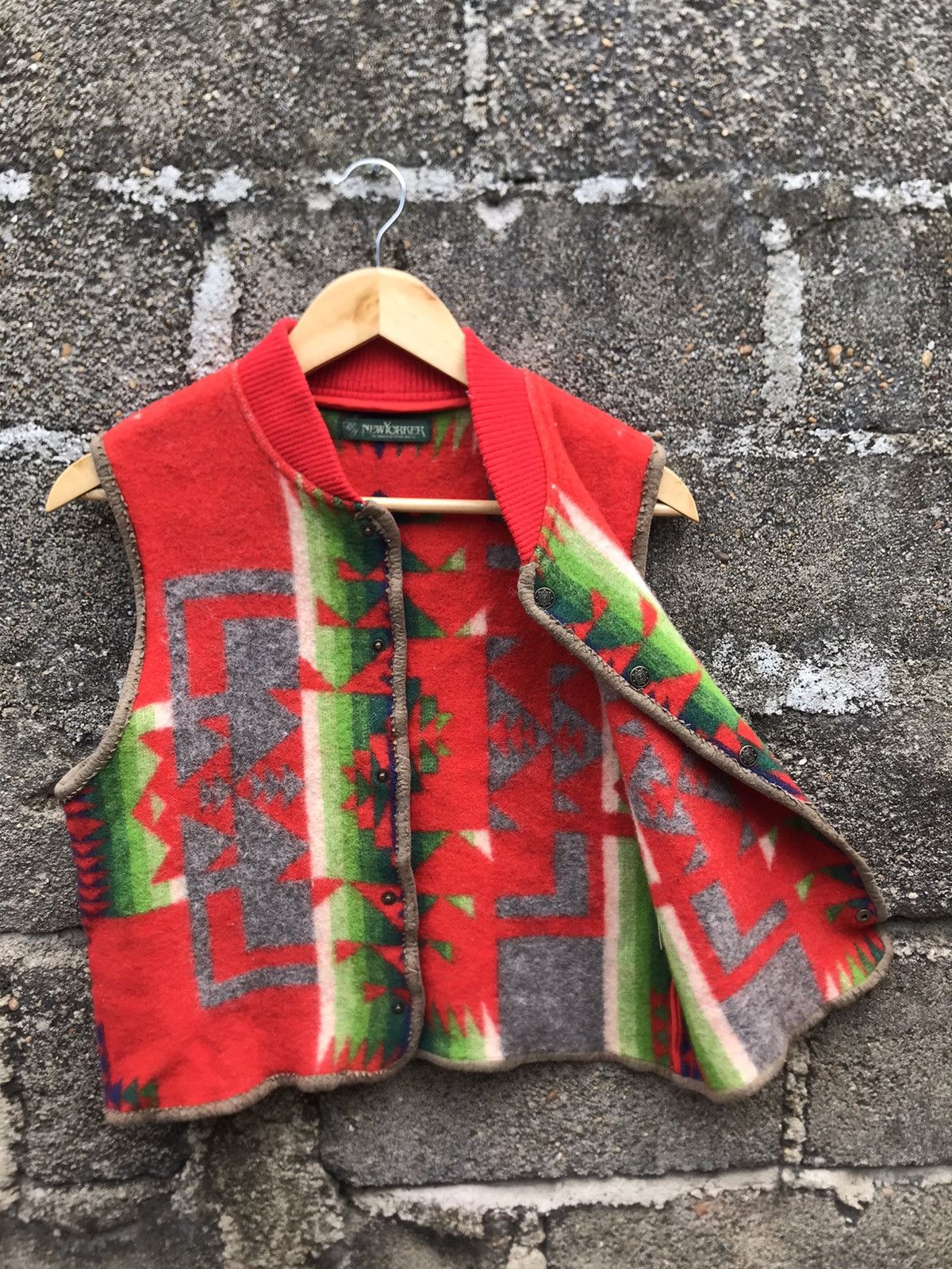 Native ⚡️Vintage 80s New Yorker Peruvian Vest Size US S / EU 44-46 / 1 - 7 Thumbnail