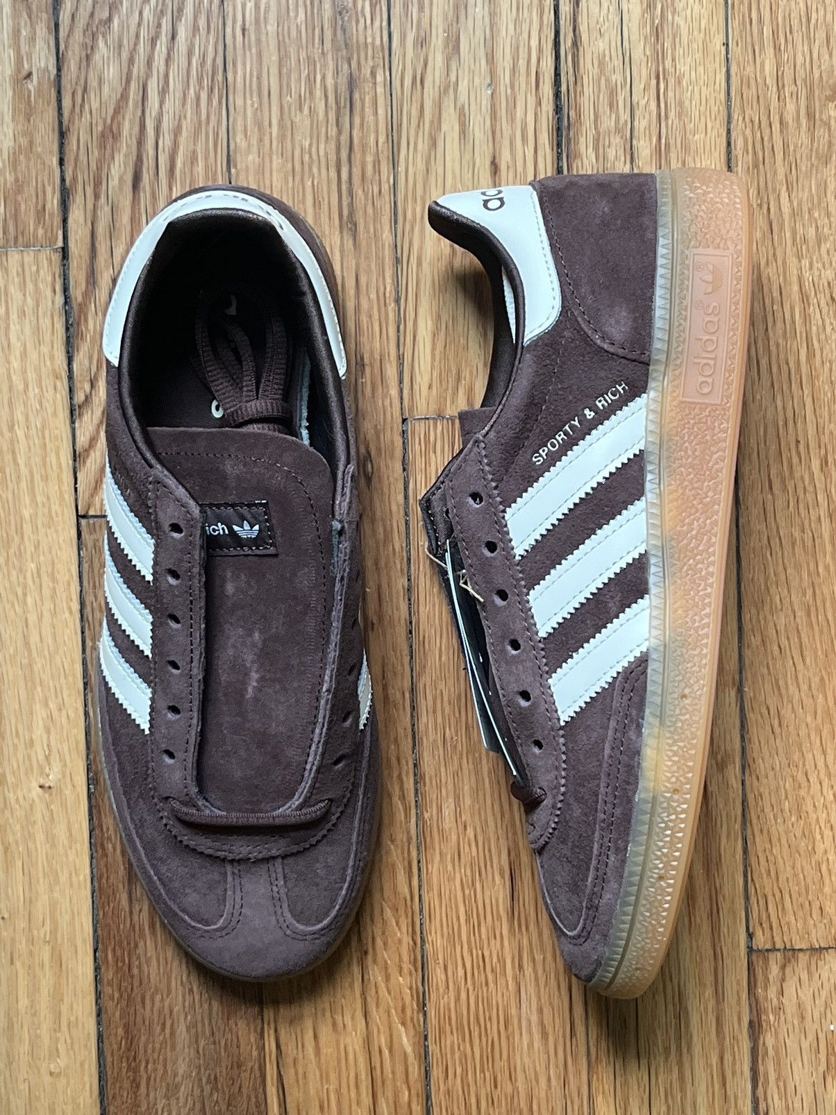 adidas x Sporty & Rich Handball Spezial Brown Auburn Gum