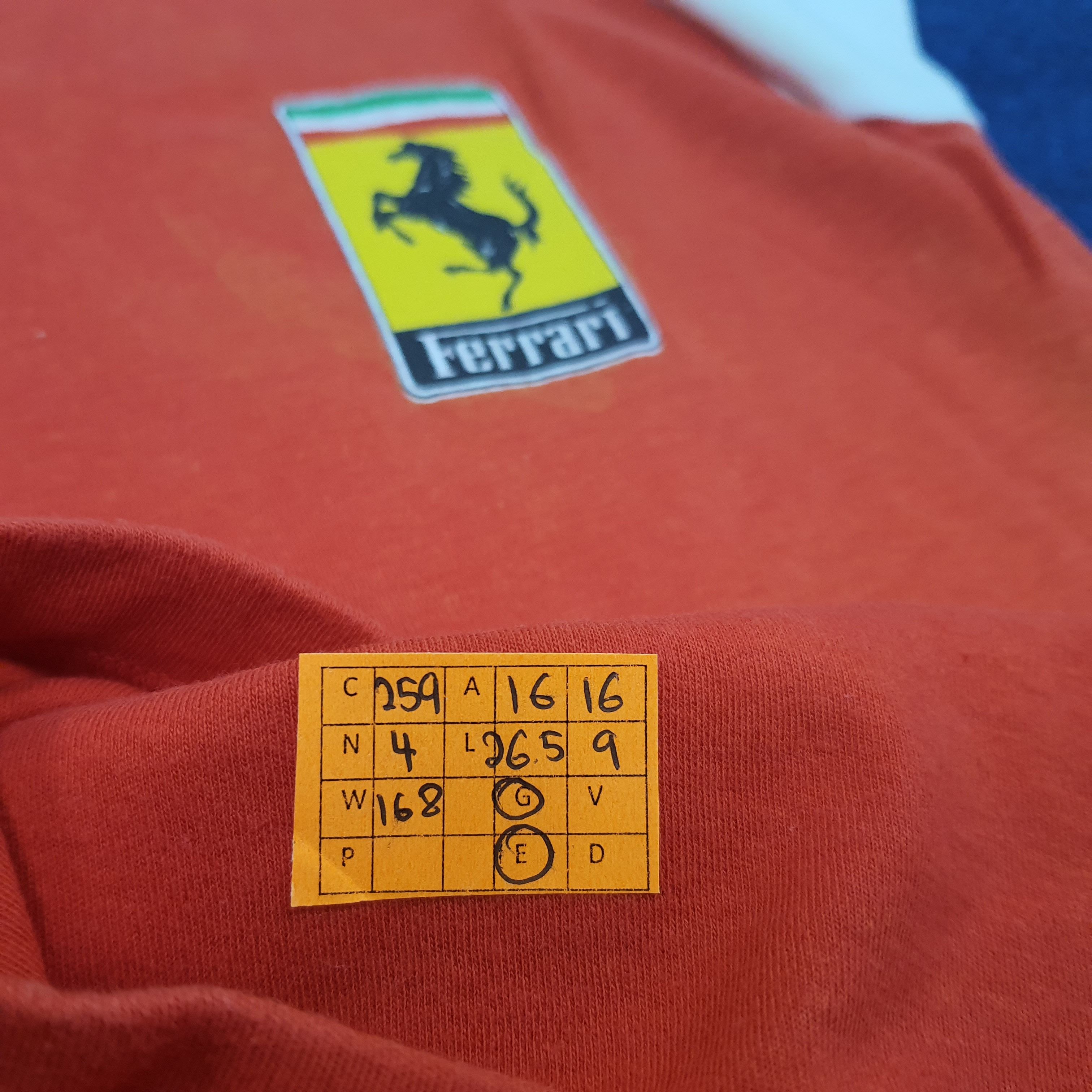 Ferrari Vintage Ferrari Formula-1 World Championship Tshirt C259N4 Size US XS / EU 42 / 0 - 6 Thumbnail