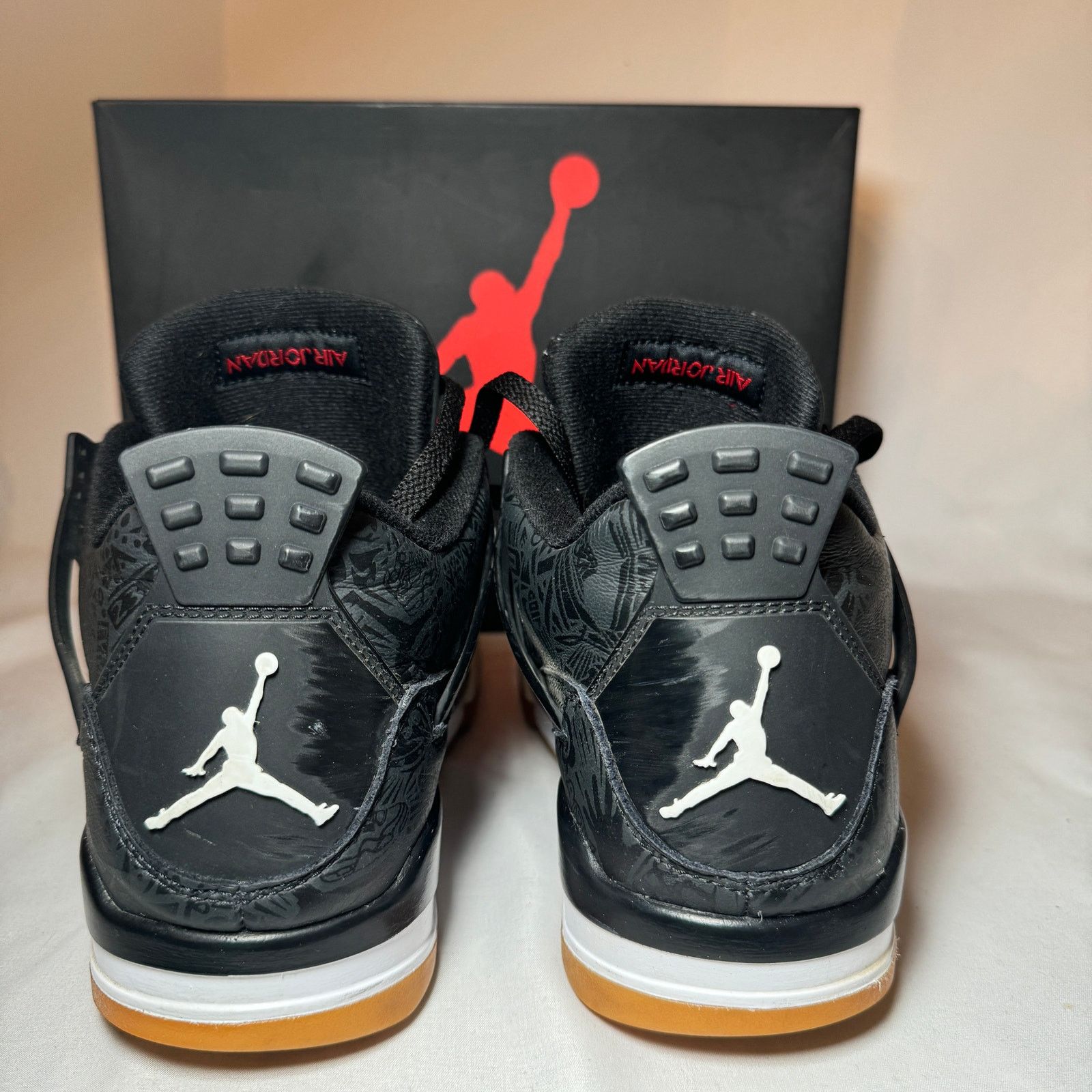 Jordan Brand × Nike Size 10 - Nike Air Jordan 4 Retro Laser Men's Shoes Size US 10 / EU 43 - 6 Thumbnail
