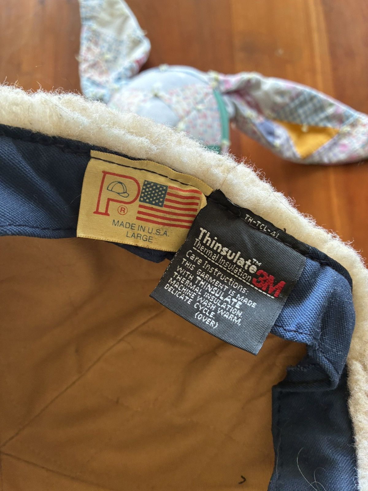 Vintage Vintage 1970’s sherpa lined denim trucker hat Size ONE SIZE - 4 Thumbnail