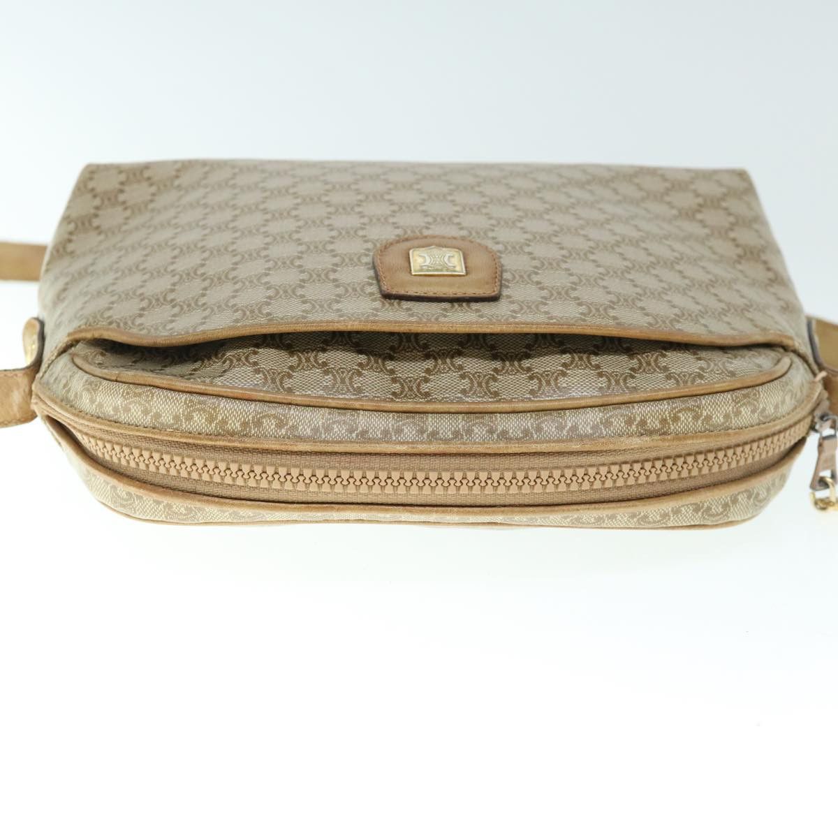 Celine CELINE Macadam Canvas Shoulder Bag Beige Size ONE SIZE - 6 Thumbnail
