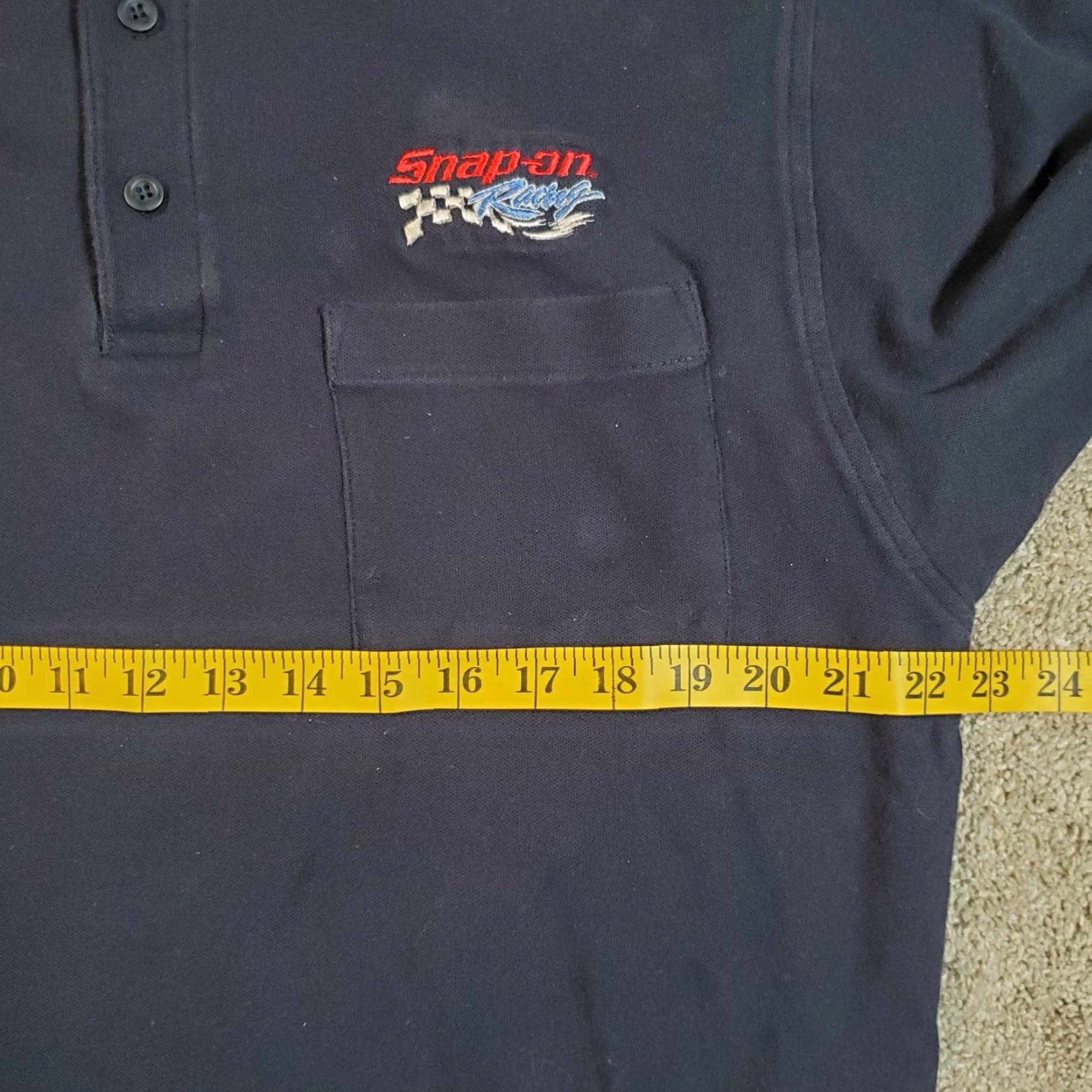 Vintage VINTAGE Snap On Racing Shirt Mens M Short Sleeve Polo Embroidered Logo Made In Canada Size US M / EU 48-50 / 2 - 5 Thumbnail