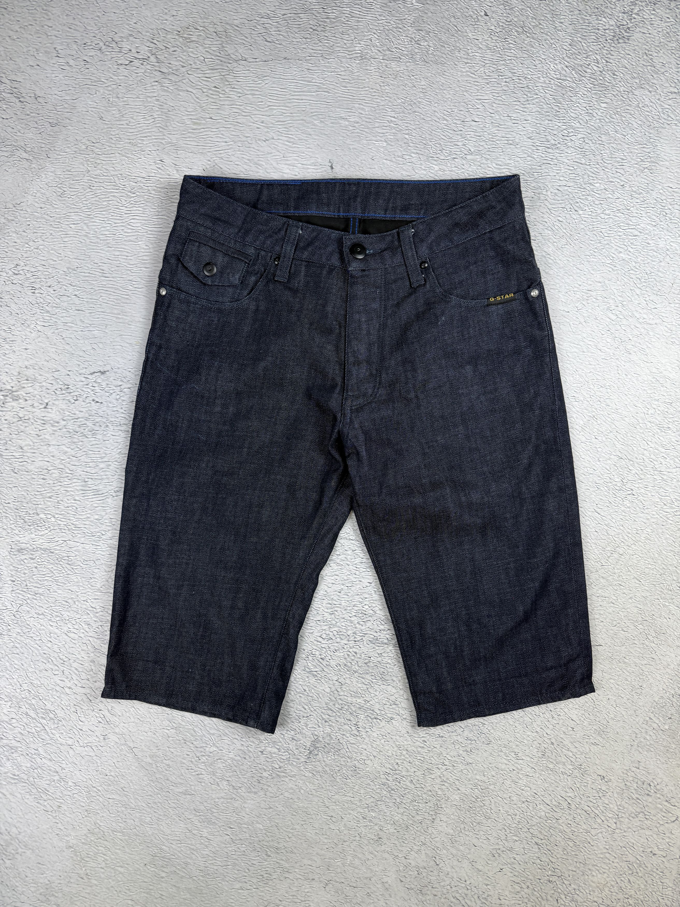 G-Star G-Star Raw Denim Shorts RS Morris Tapered 1/2 Blue Casual Size US 30 / EU 46 - 3 Thumbnail