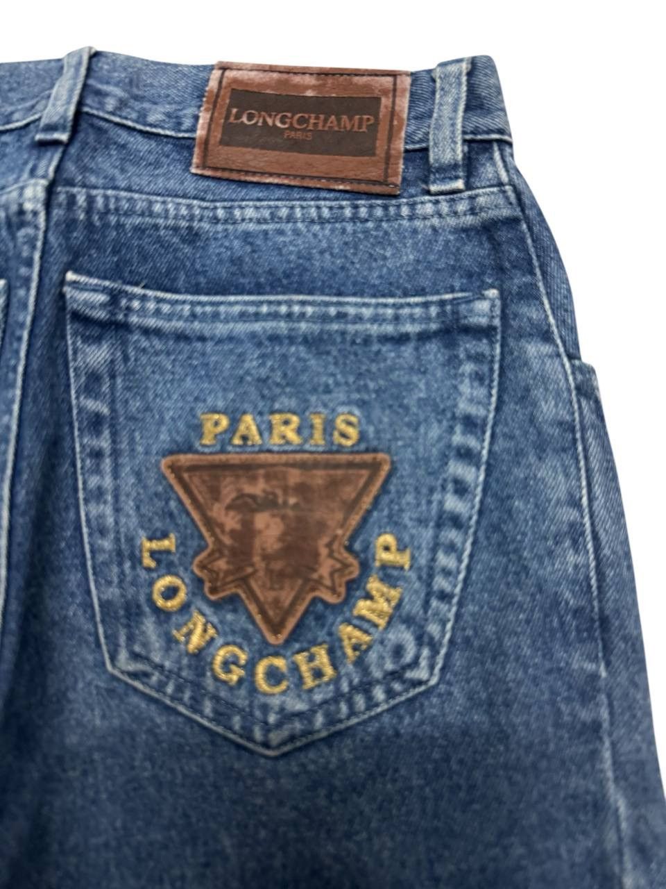 Longchamp 💥Rare💥Longchamp Paris Stone Washed Made In Italy Jeans Size 26" / US 2 / IT 38 - 10 Thumbnail