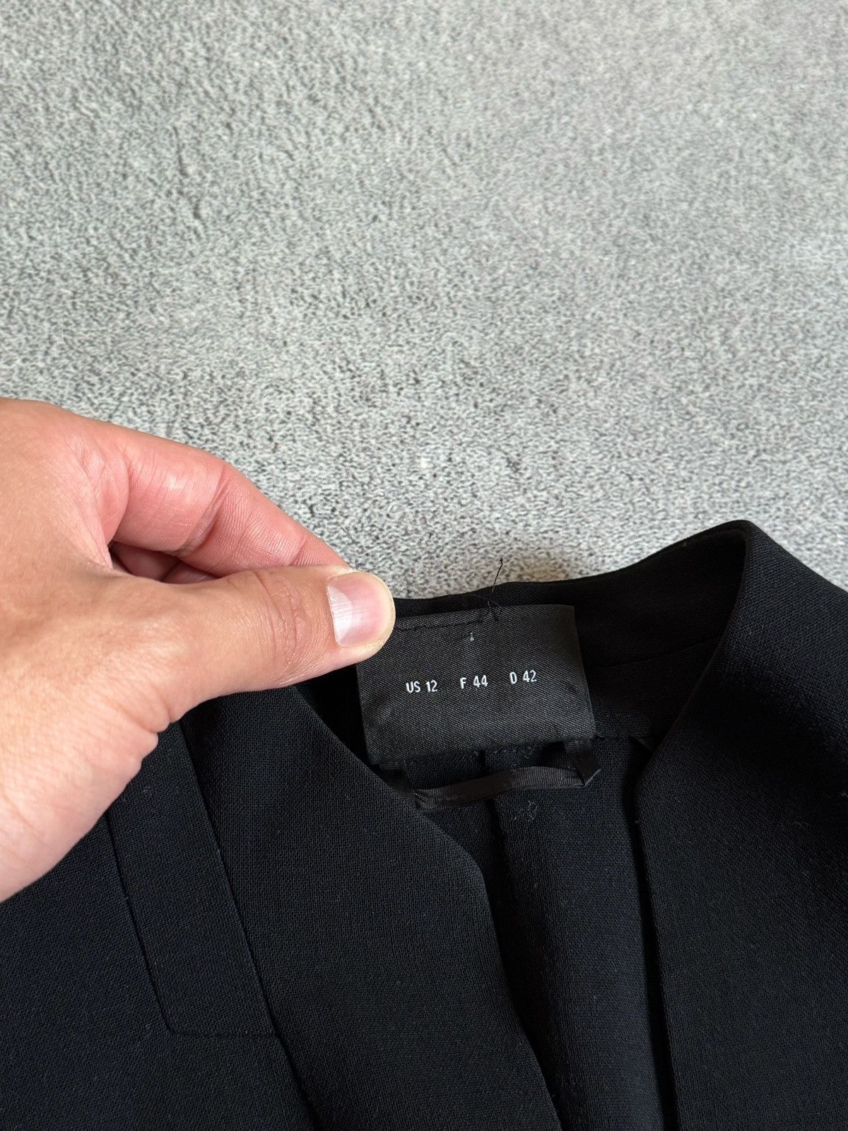 Akris Akris Punto 100% Wool Single Button Blazer Black Size US 12 Size L / US 10 / IT 46 - 5 Thumbnail