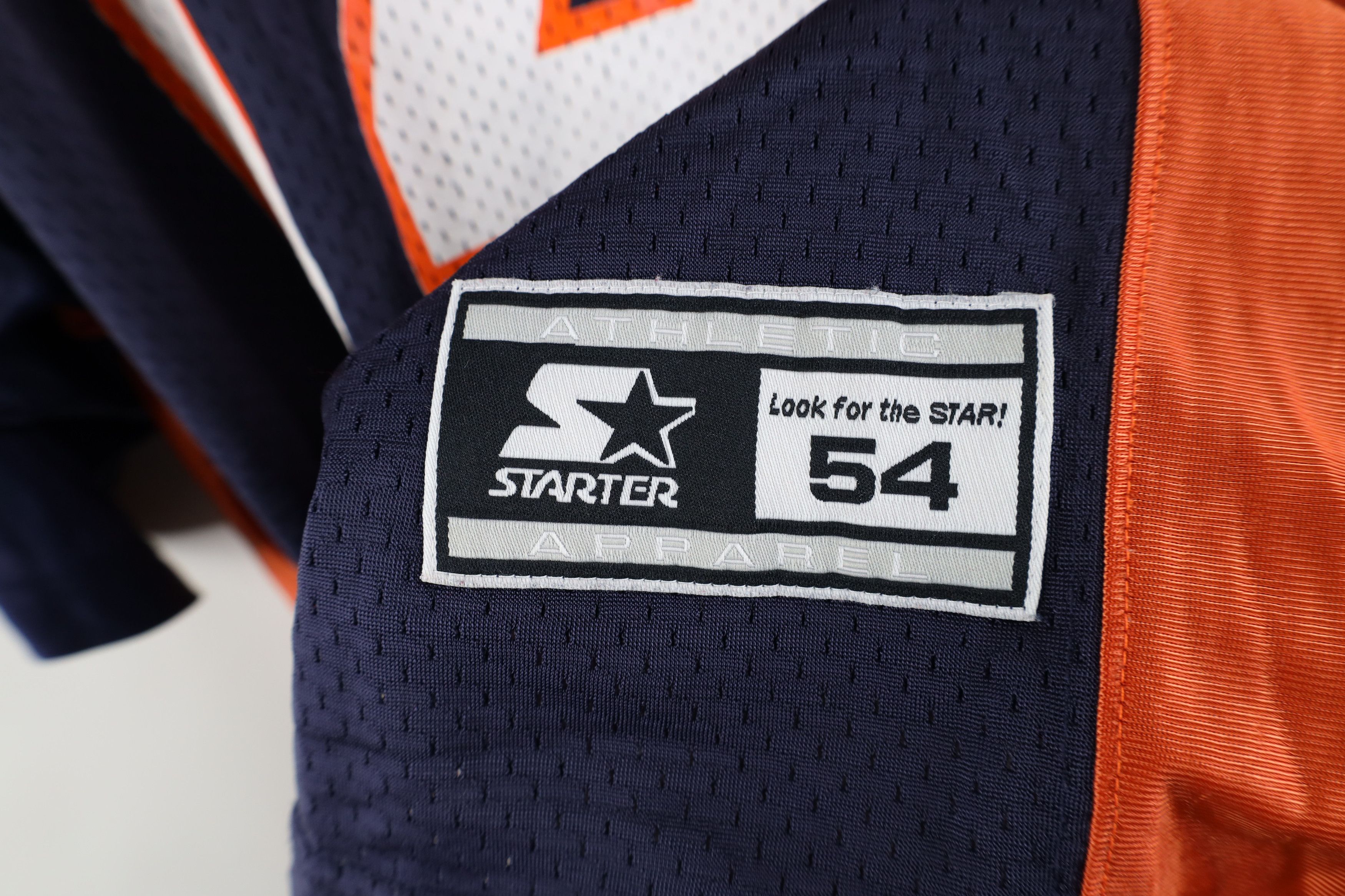 Starter × Vintage Vintage 90s Starter Denver Broncos Football Jersey Blue #14 Size US XXL / EU 58 / 5 - 9 Thumbnail