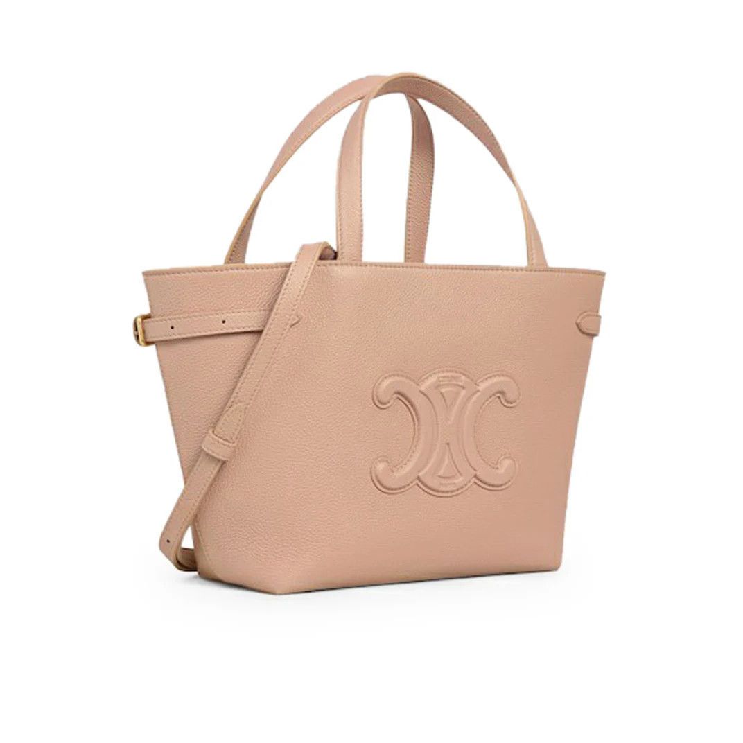 Celine CELINE Cabas Mini Soft Peach Leather Tote Bag New & Authenti Size ONE SIZE - 2 Thumbnail