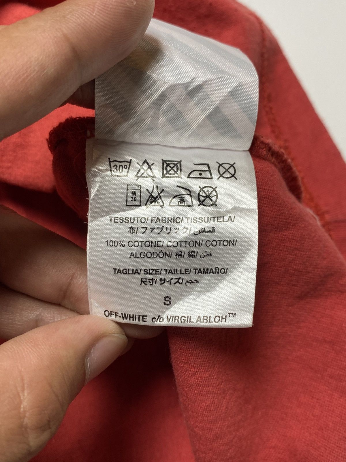 Off-White Off-White - OG Brushed Diagonal T-Shirt Size US M / EU 48-50 / 2 - 15 Thumbnail