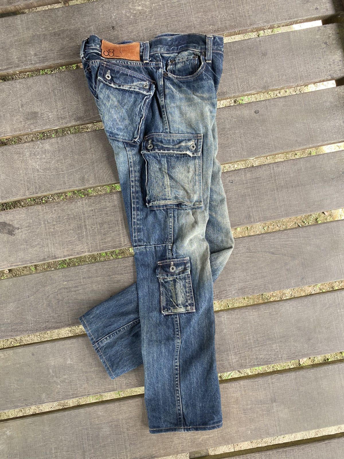 image of s Vintage John Bull Denim (Distressed) in Blue Denim, Men's (Size 30)