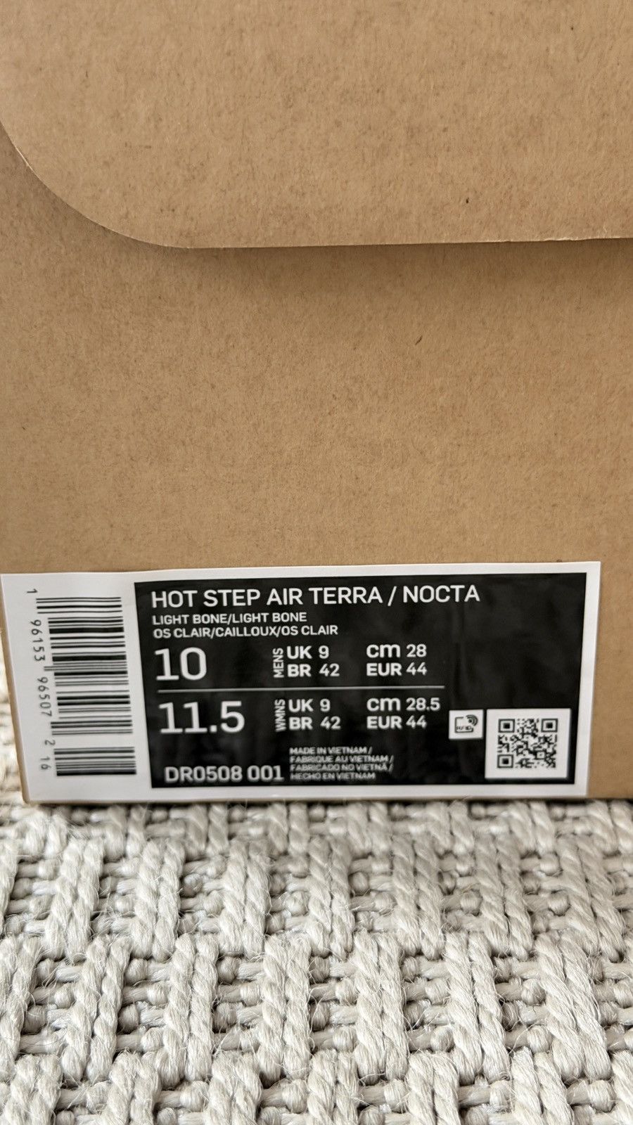 NOCTA HOT STEP AIR TERRA / NOCTA | LIGHT BONE Size US 10 / EU 43 - 8 Thumbnail