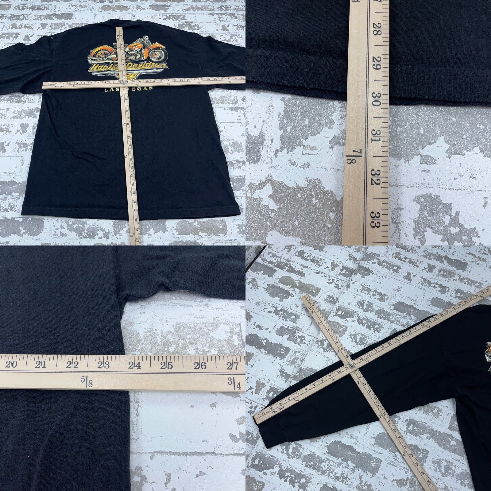 Harley Davidson Harley-Davidson Shirt Men XXL Black Long Sleeve Tee Motorcycle Screaming Eagle Size US XXL / EU 58 / 5 - 8 Thumbnail